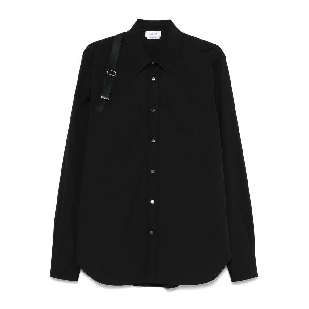 Alexander Mcqueen Black Shirts Men - 1