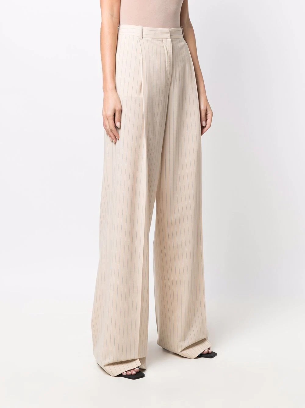 high waist wide leg trousers - 3