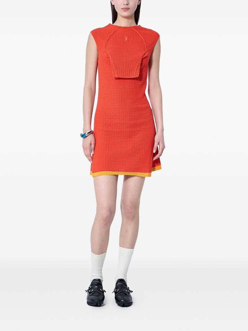 textured knit sleeveless dress 1