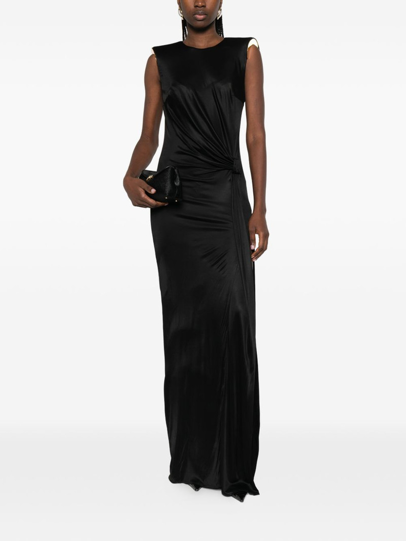 ELISABETTA FRANCHI draped-detail maxi dress outlook