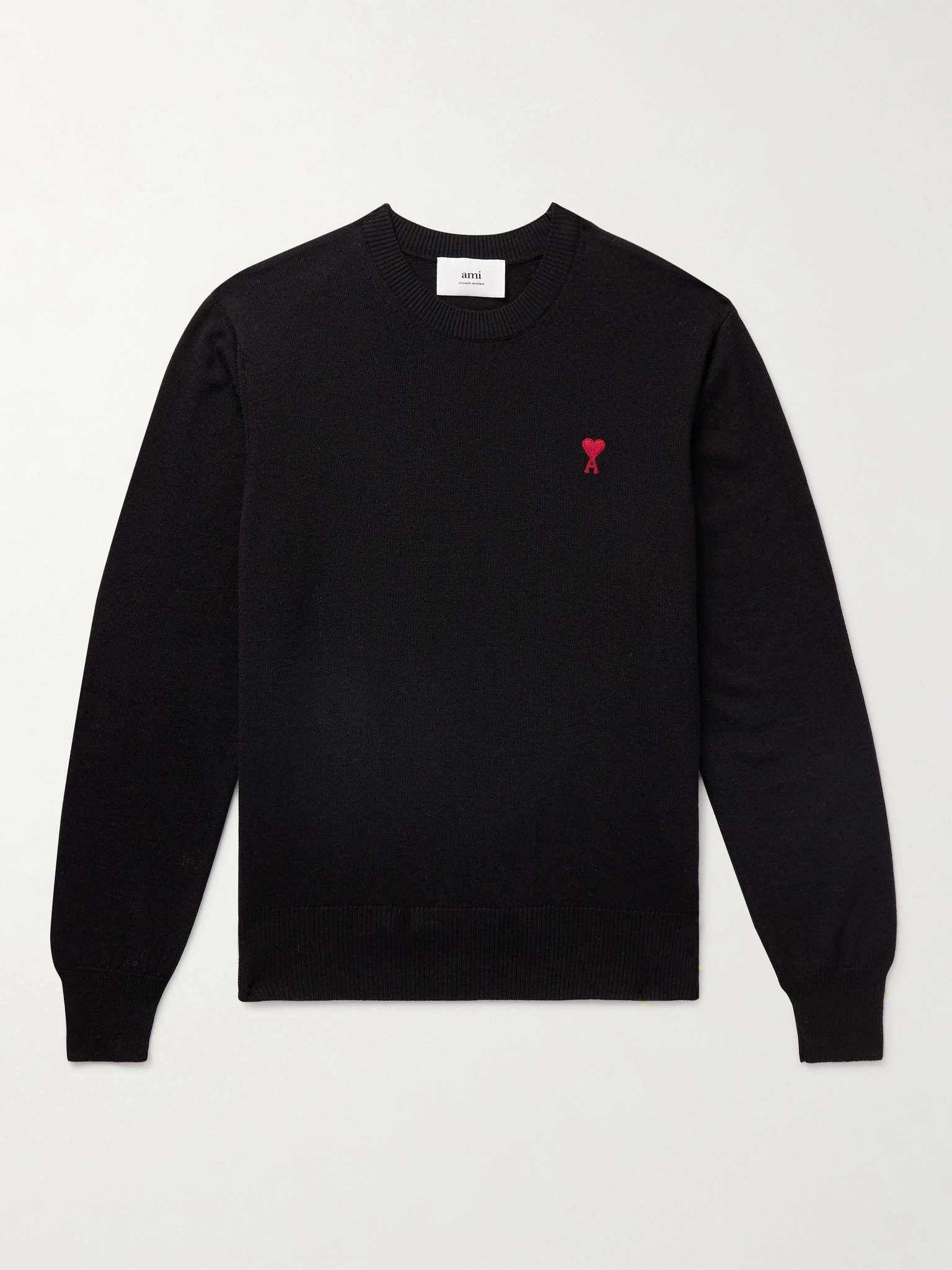 ADC Logo-Embroidered Merino Wool Sweater - 1