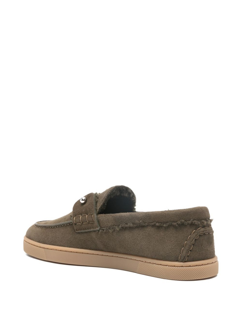 shearling-trim loafers 3