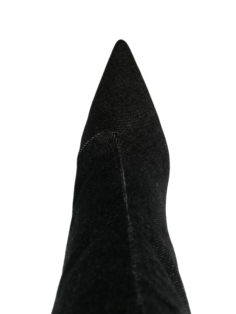 Crystal Fringe 100mm  knee-high boots - 4