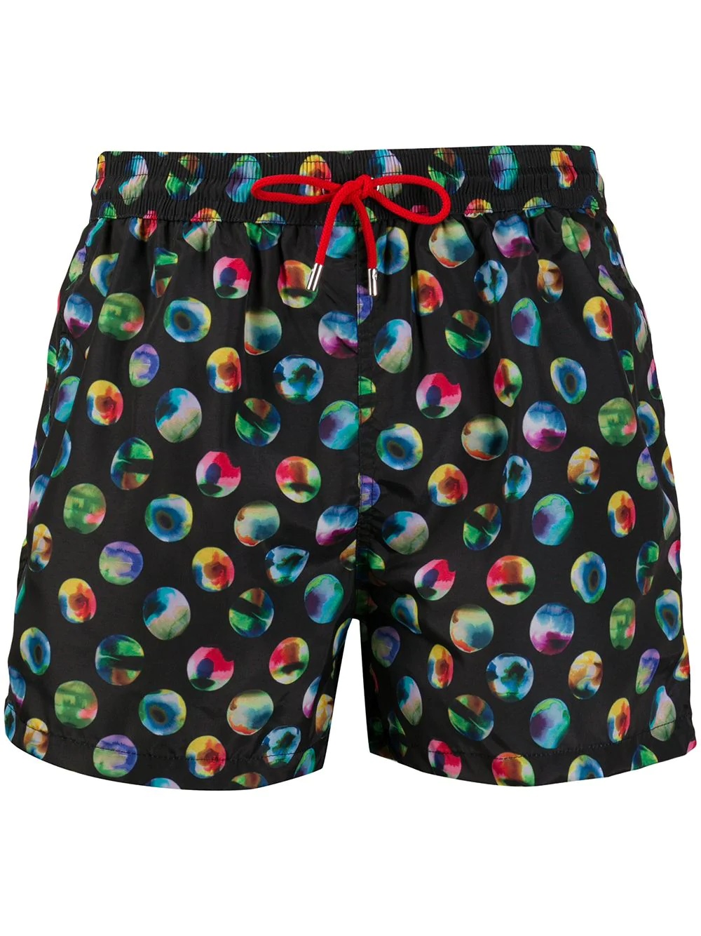 bubble print beach shorts - 1