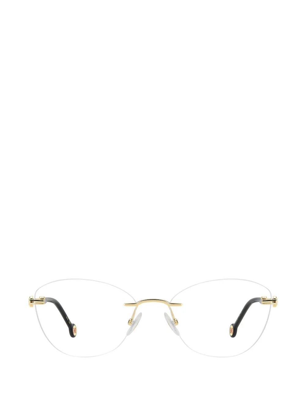 rimless cat-eye glasses - 1