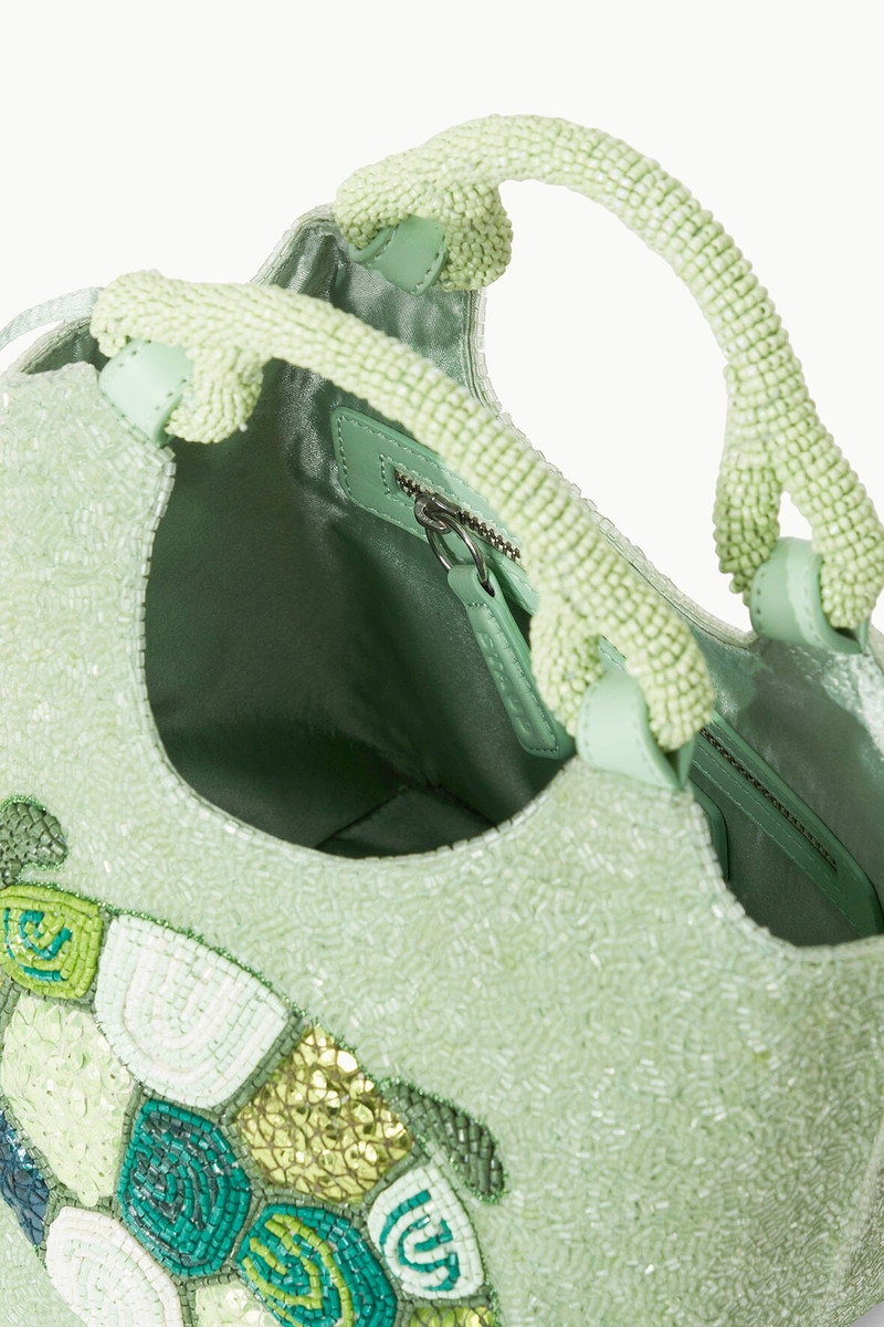 STAUD BEADED COTE BAG BABY TURTLE 4