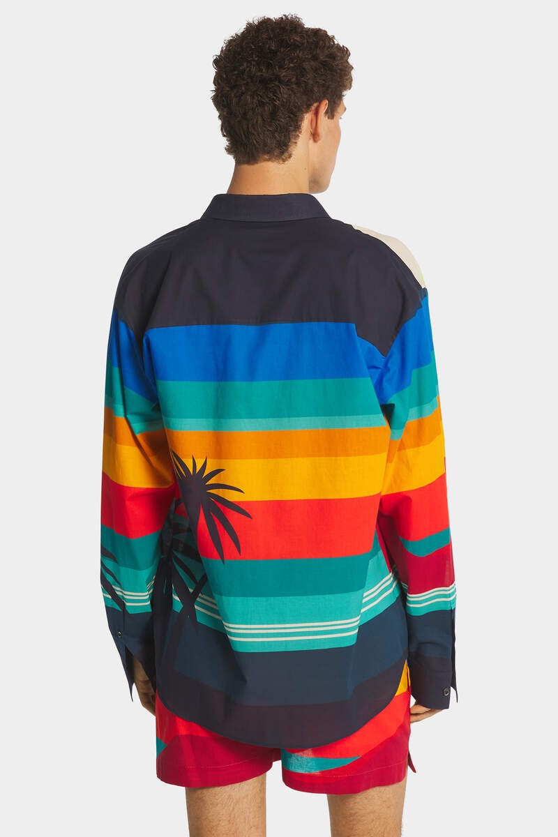 SUMMER LOVERS OVERSIZED SUNSET SHIRT - 4
