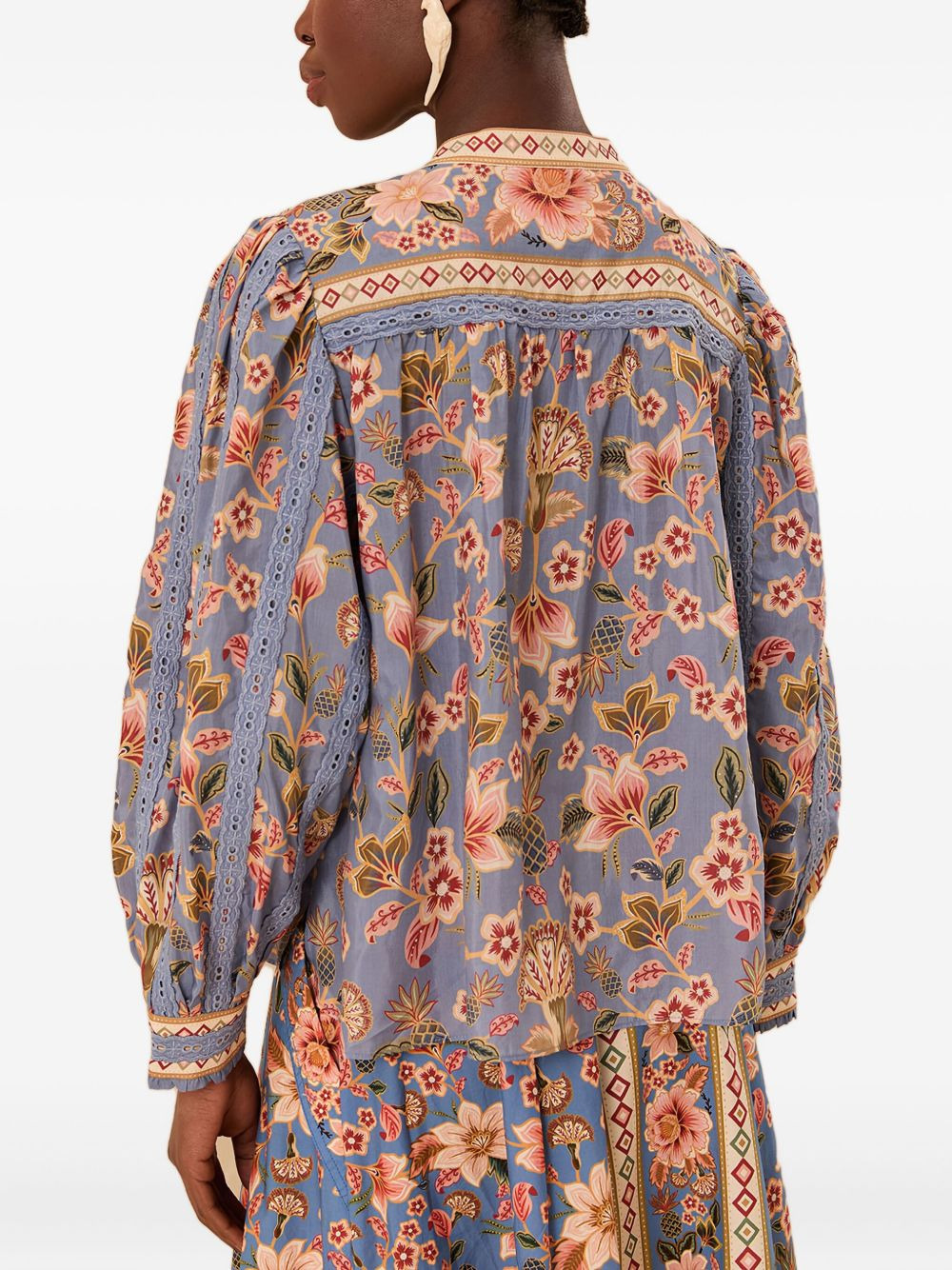 Superbloom Tapestry-print blouse - 3