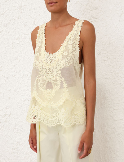 Zimmermann NATURA LACE PATCH TANK outlook