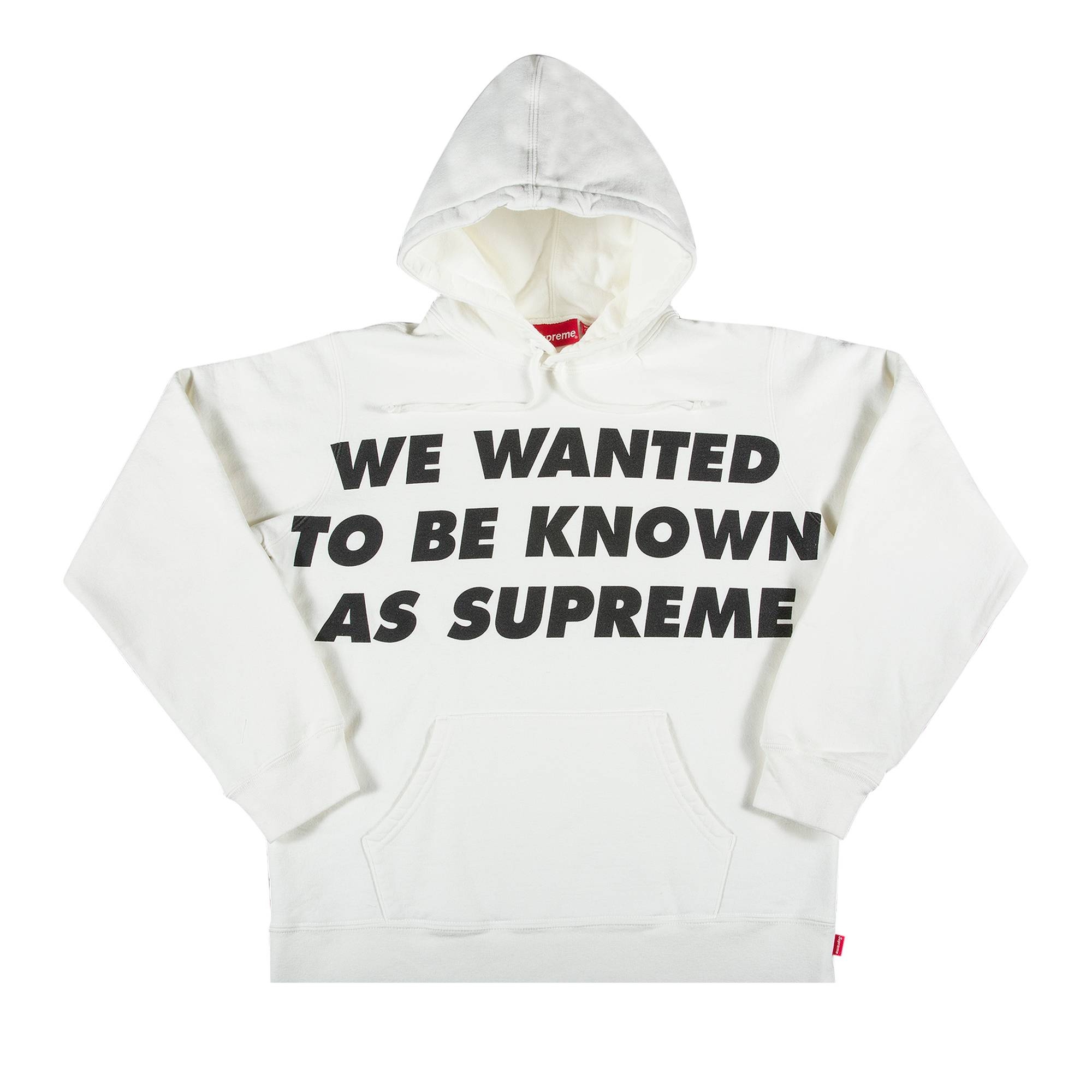 Supreme Known As Hooded Sweatshirt 'White' - 1