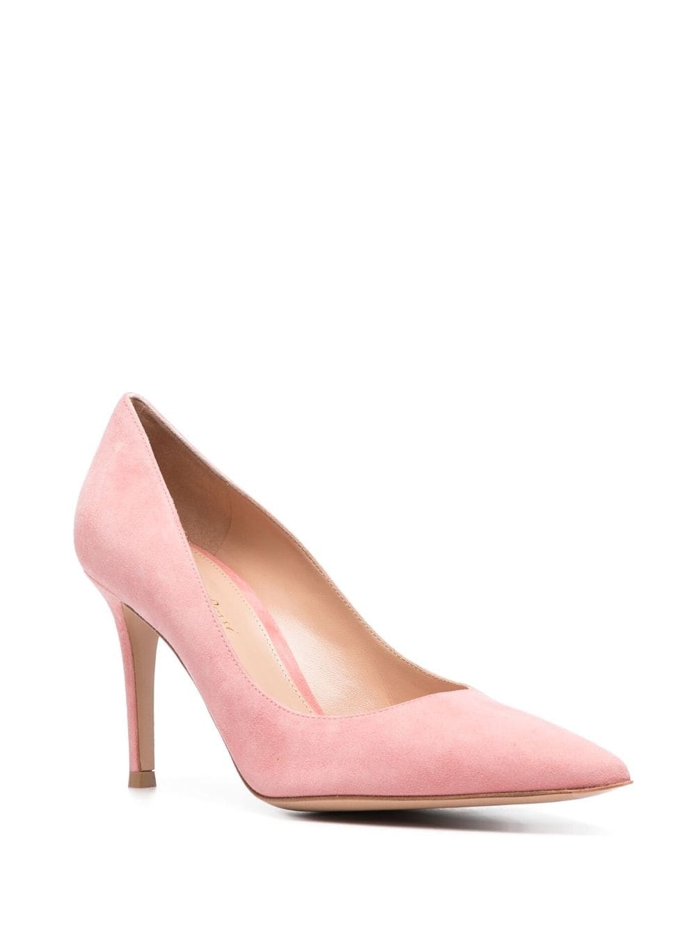 90mm pointed suede pumps - 2