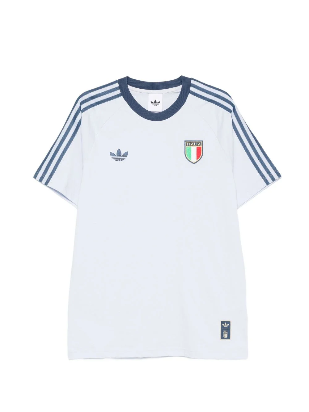 x Italia stripe-detail T-shirt - 1