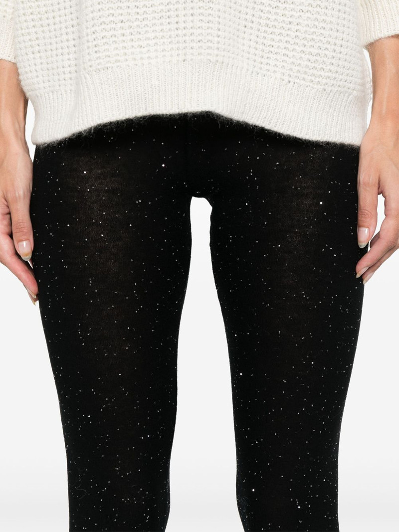 sequin-embellished leggings 5