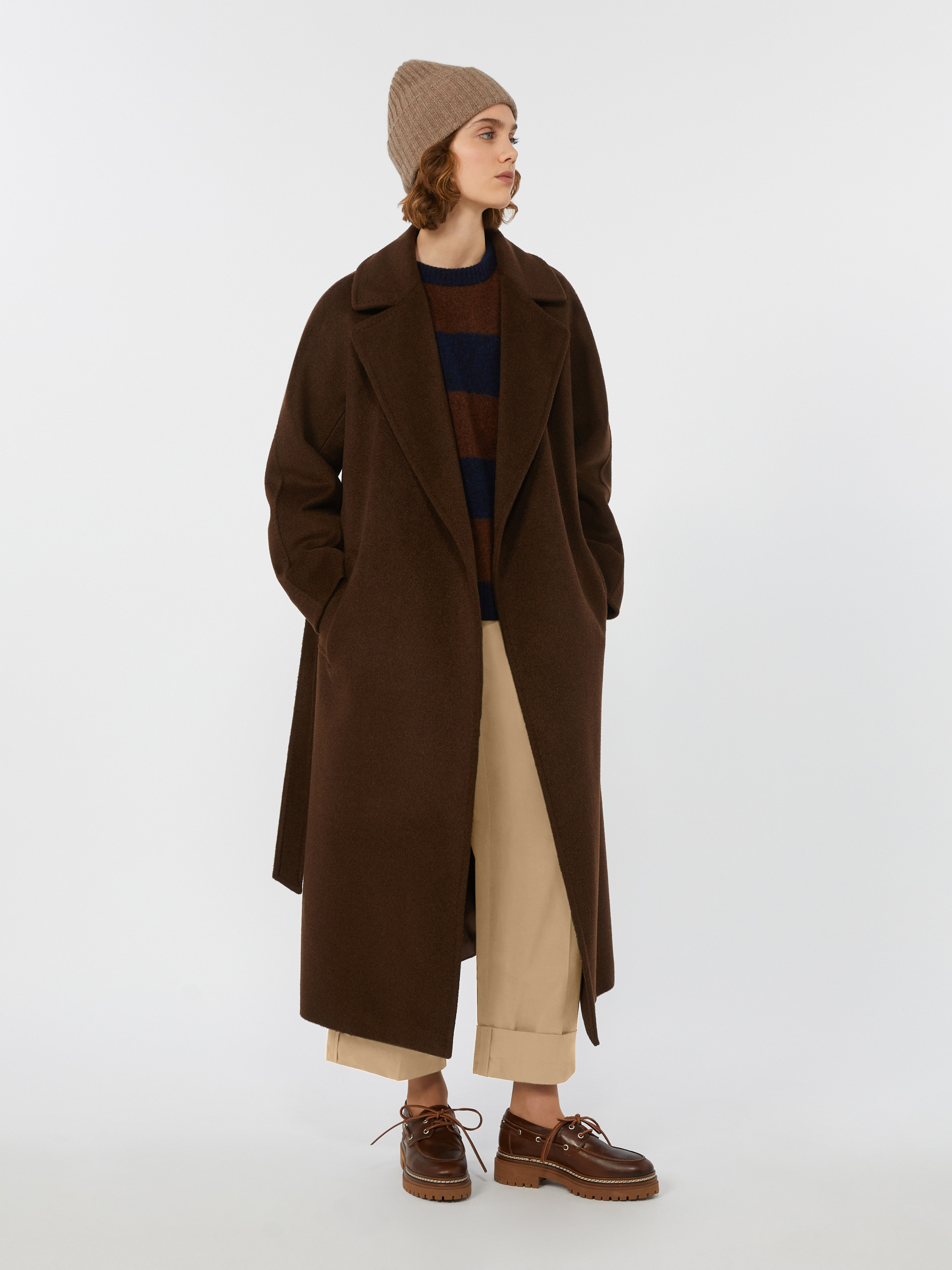 TEMPERA Long wool and alpaca coat - 2