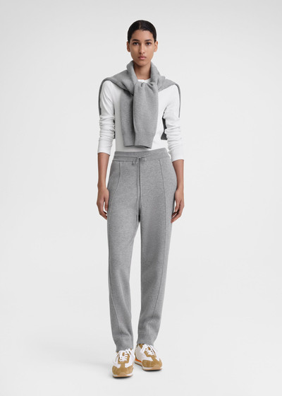 Totême Cotton cashmere sweatpants grey melange outlook