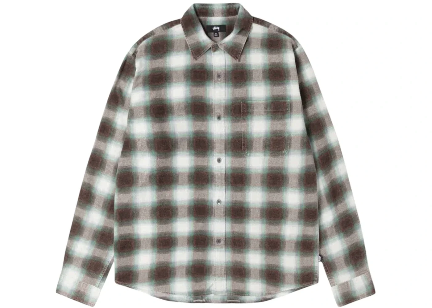 Stussy June Plaid Shirt Bone - 1