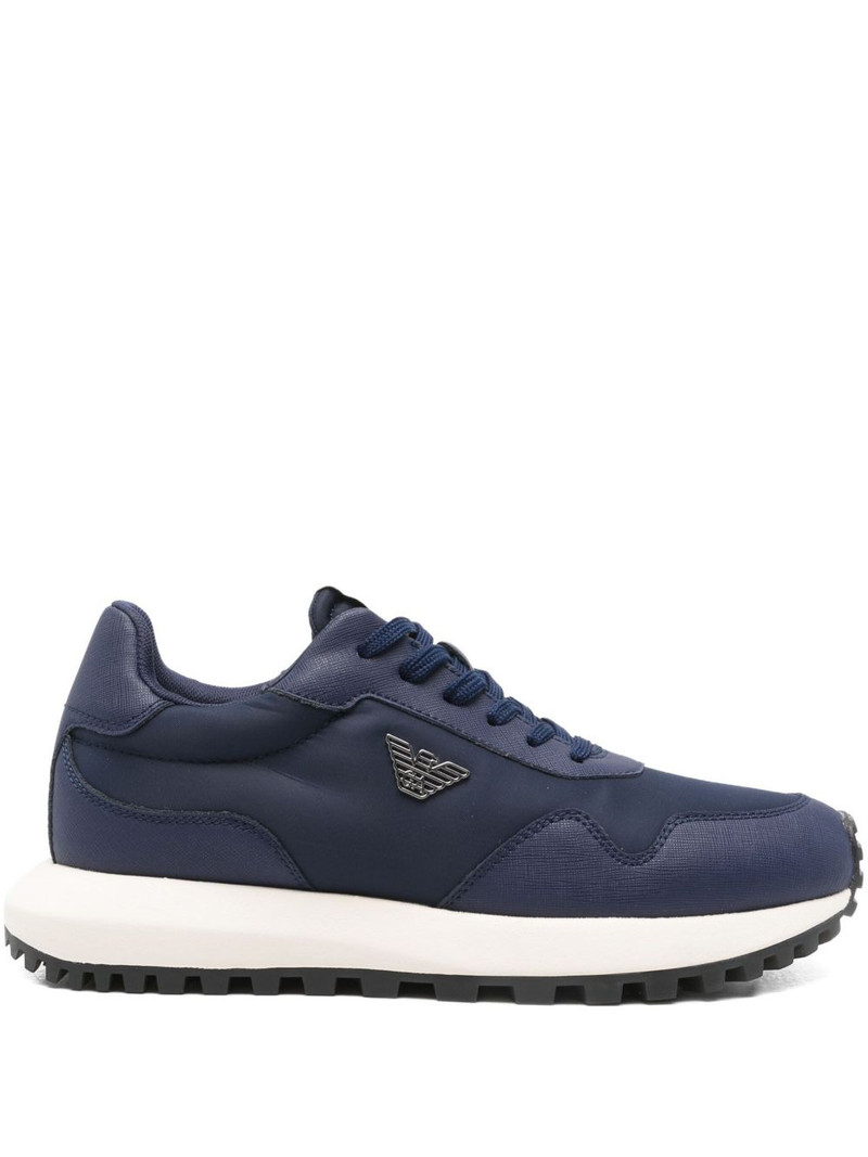 logo-plaque sneakers 1