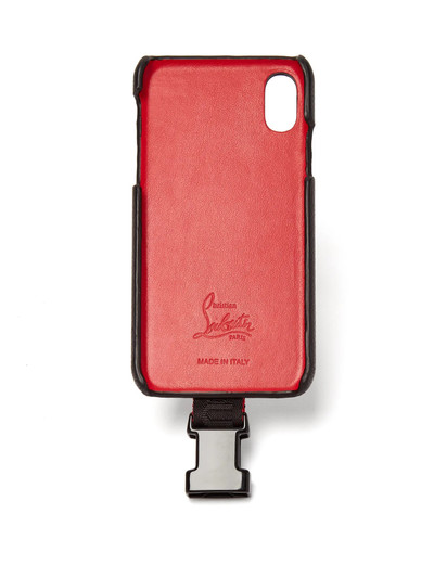 Christian Louboutin Loubiphone Kios leather iPhone® case outlook