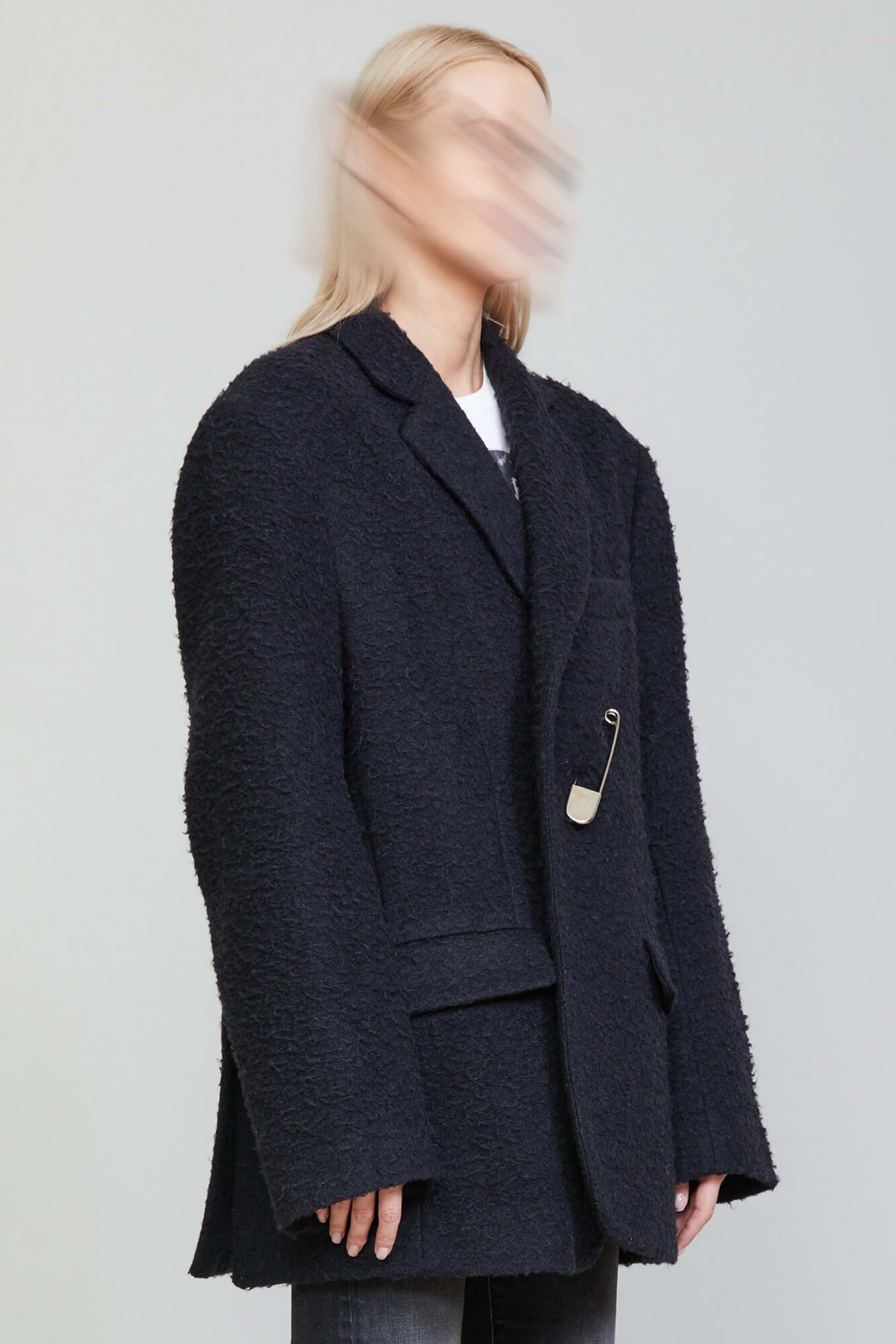 OVERSIZED PIN BLAZER - 2