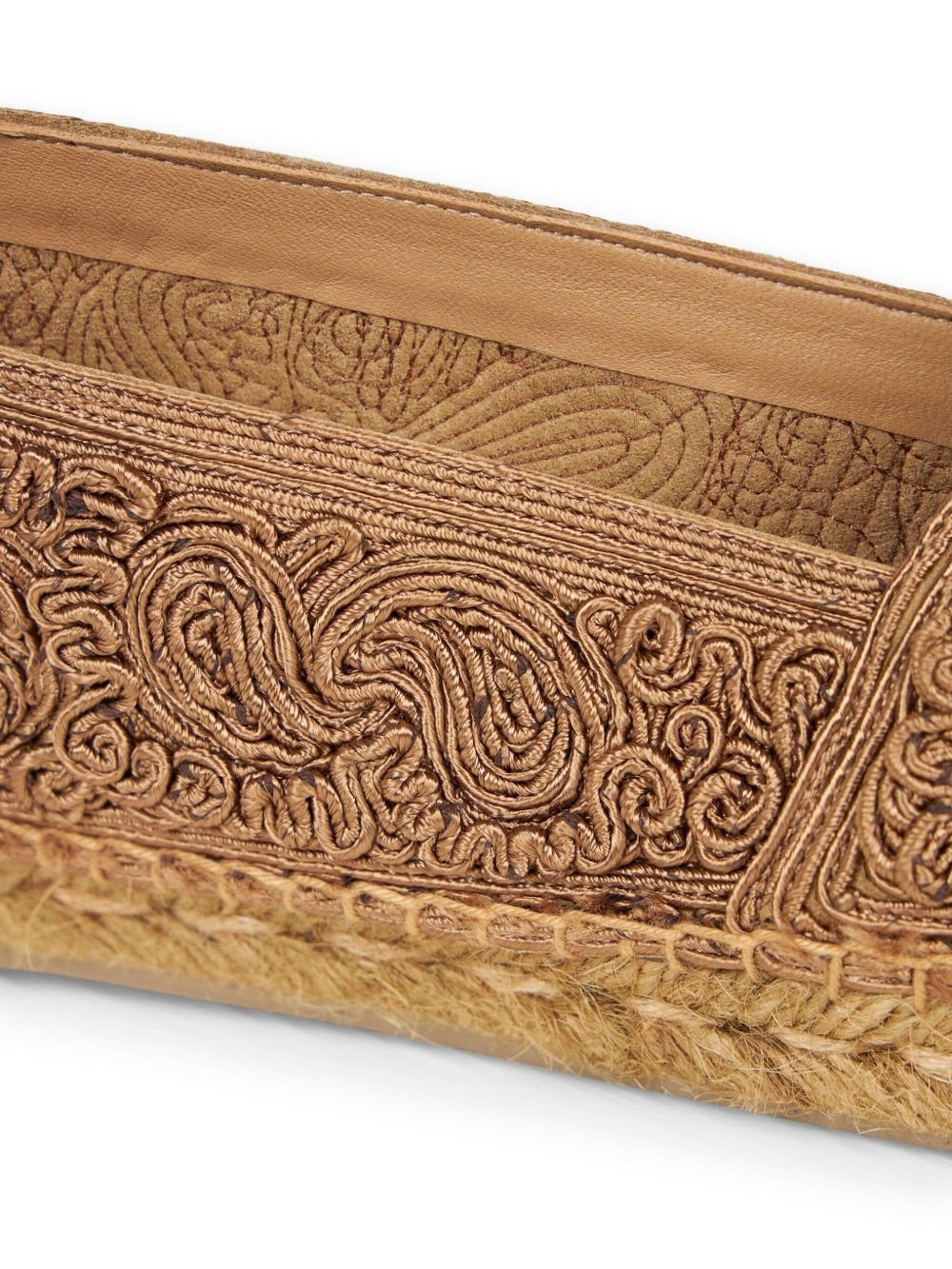 paisley embroidered espadrilles - 4