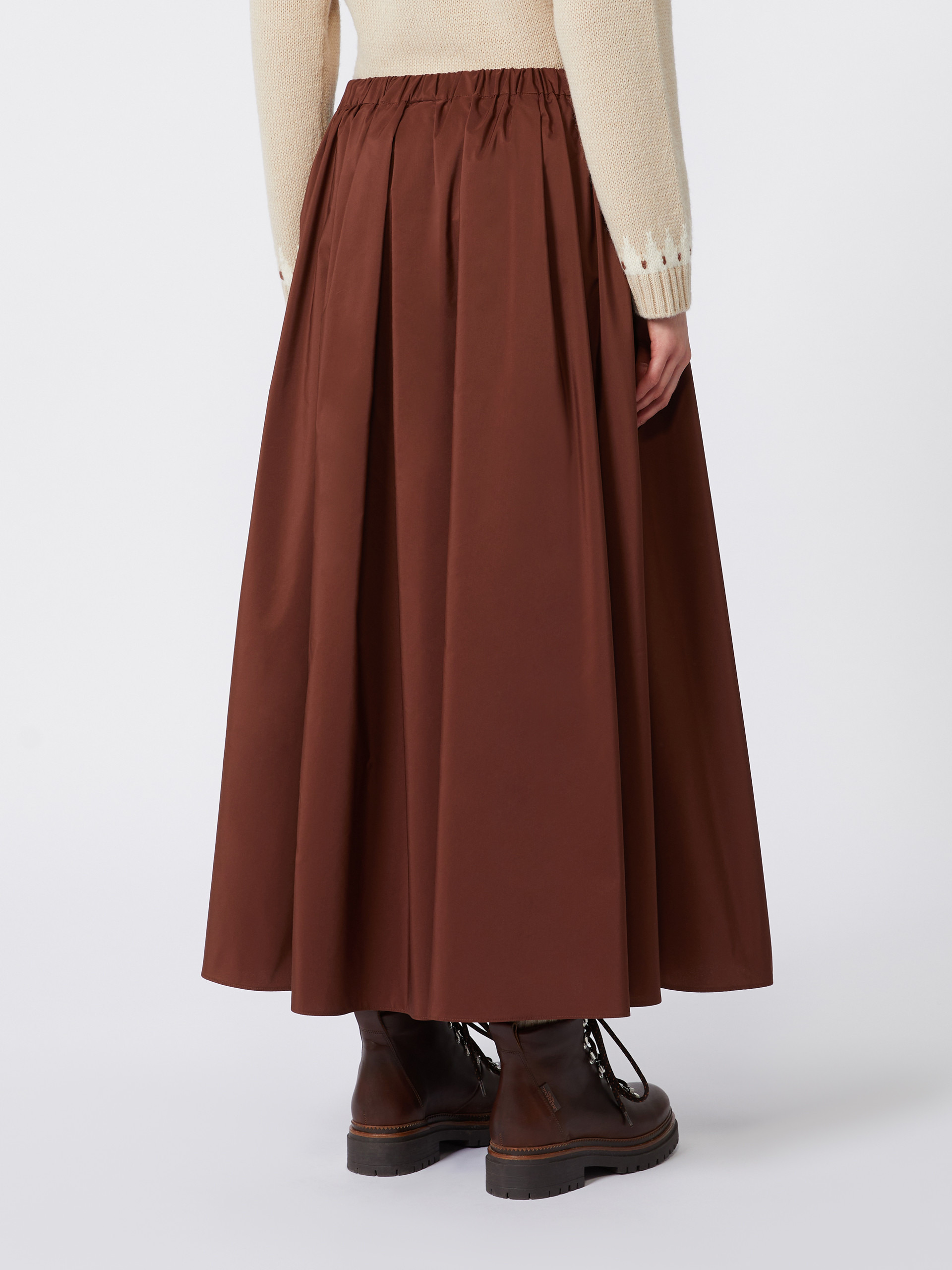 BRUNO1234 Long taffeta skirt - 4