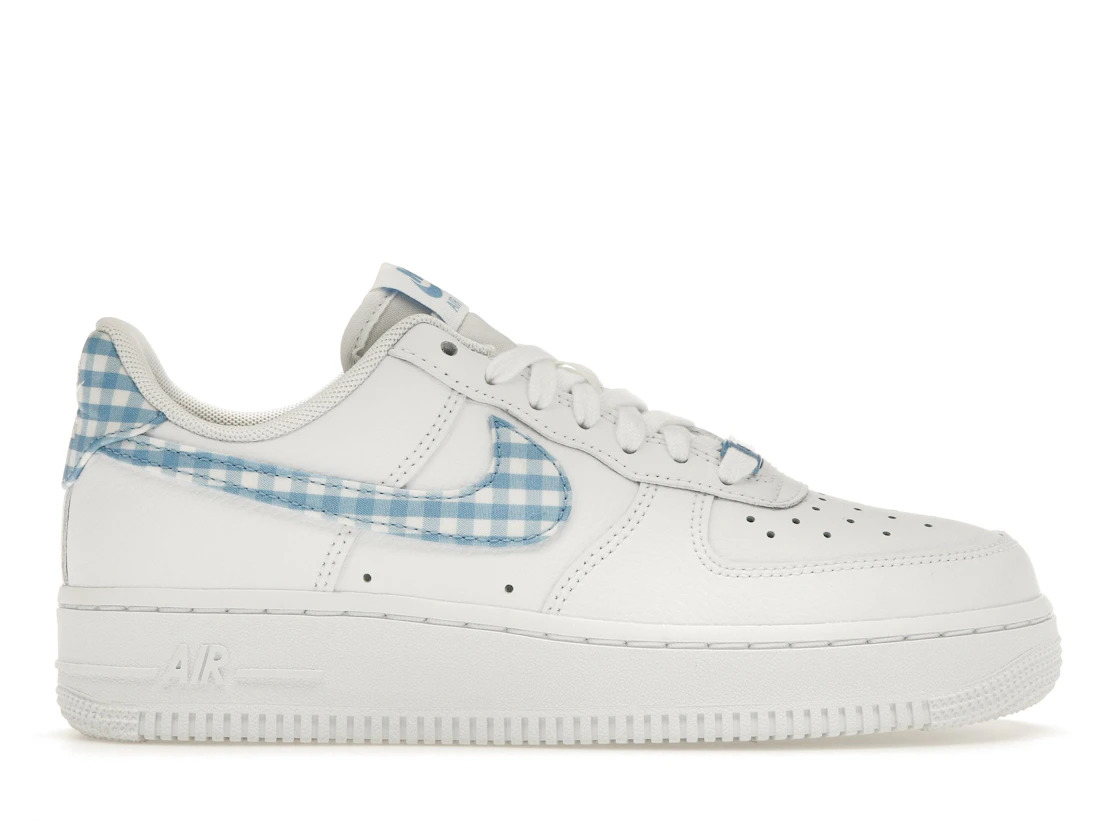 Nike Air Force 1 Low '07 Essential White University Blue Gingham - 1