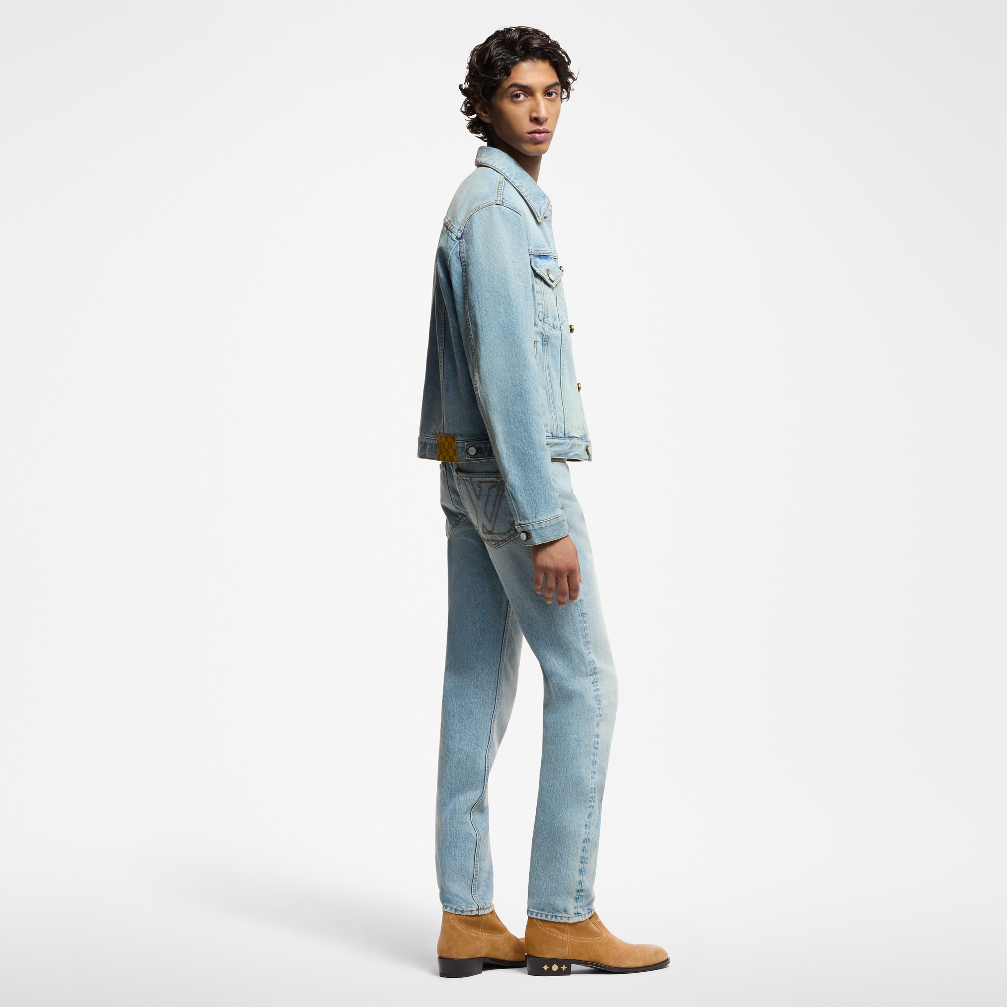 Slim Fit Denim Pants - 3