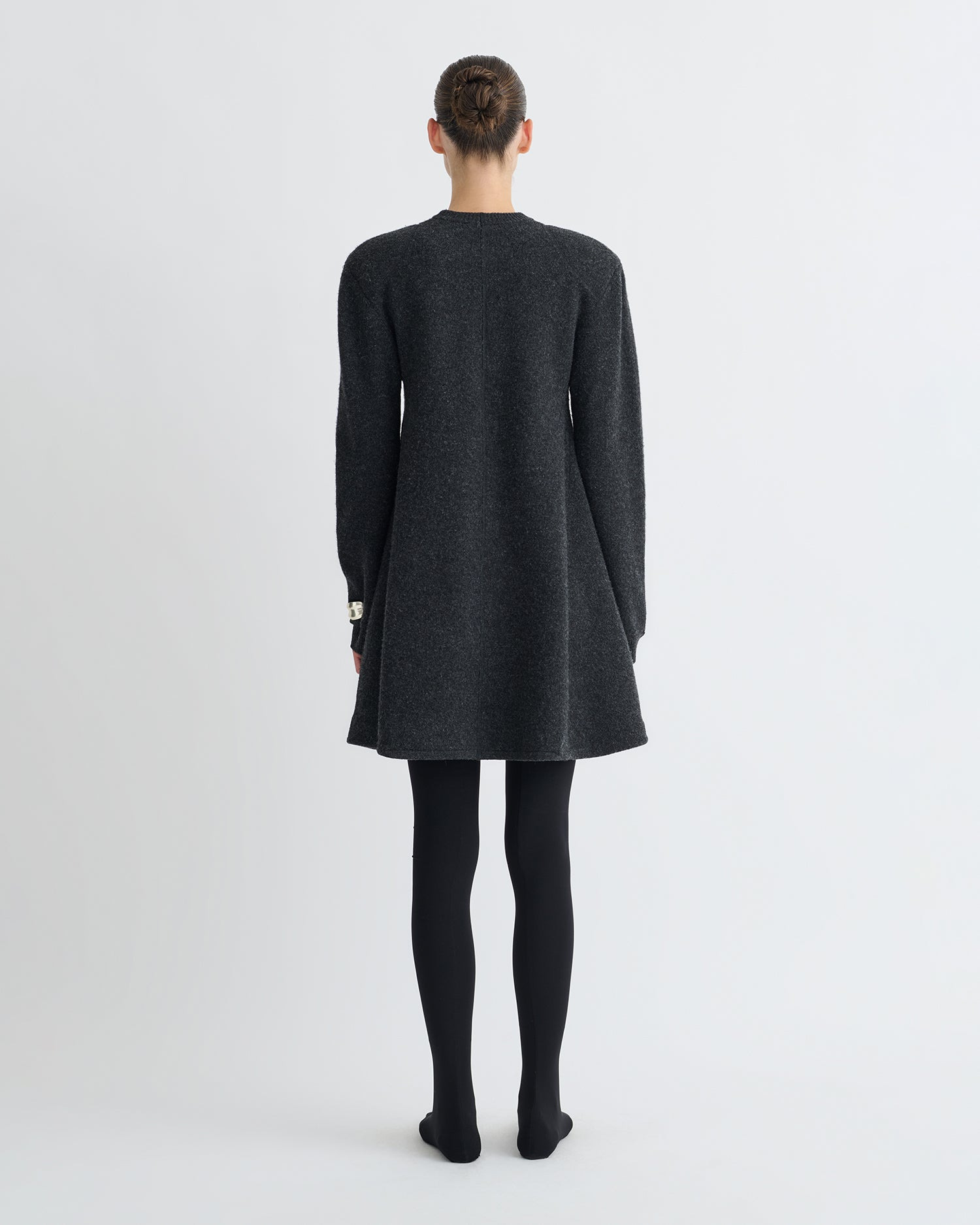 Overwashed Merino Mini Dress - 4