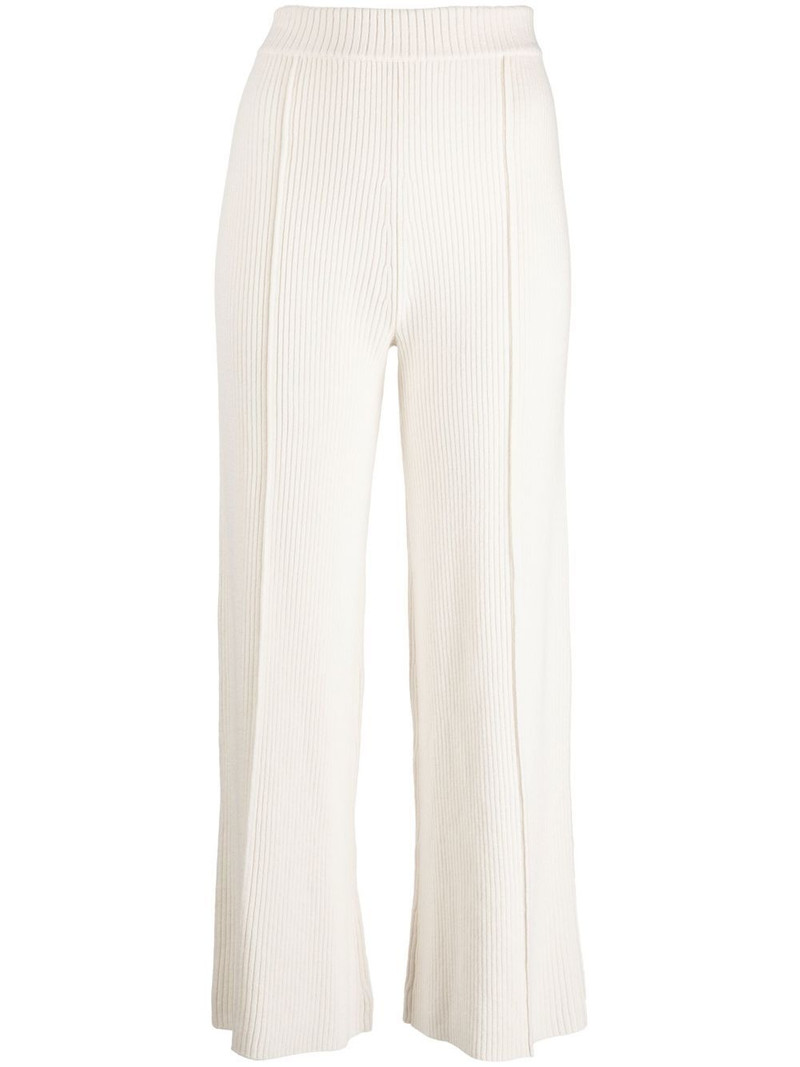 straight-leg merino-cashmere trousers 1