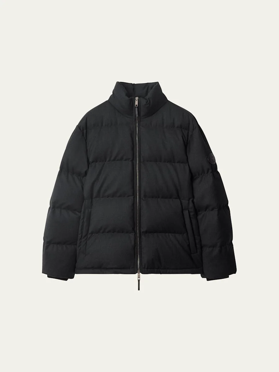 Men's Wool Snowdon Down Puffer Jacket - 1