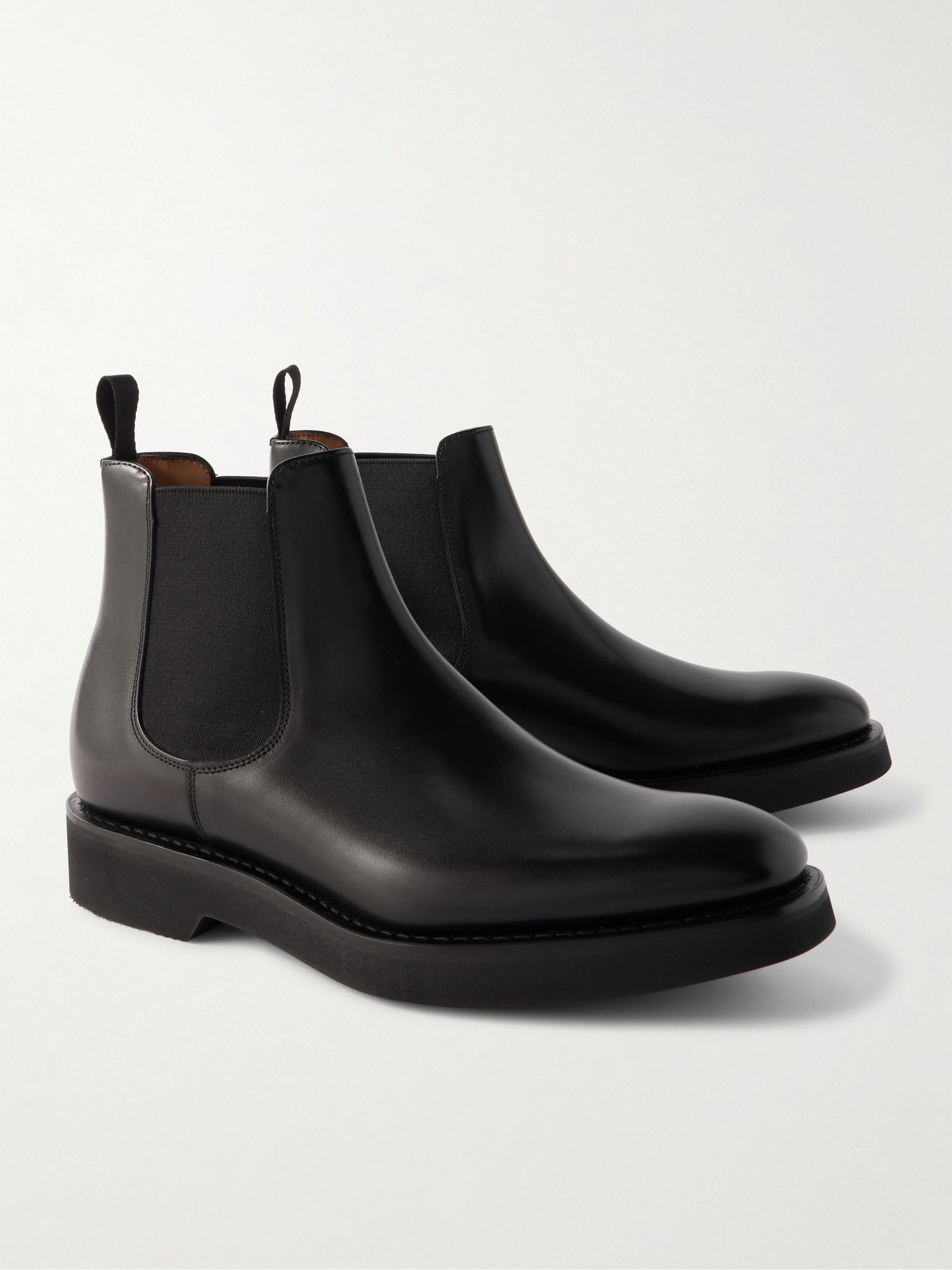 Amberley L Leather Chelsea Boots Black - 4