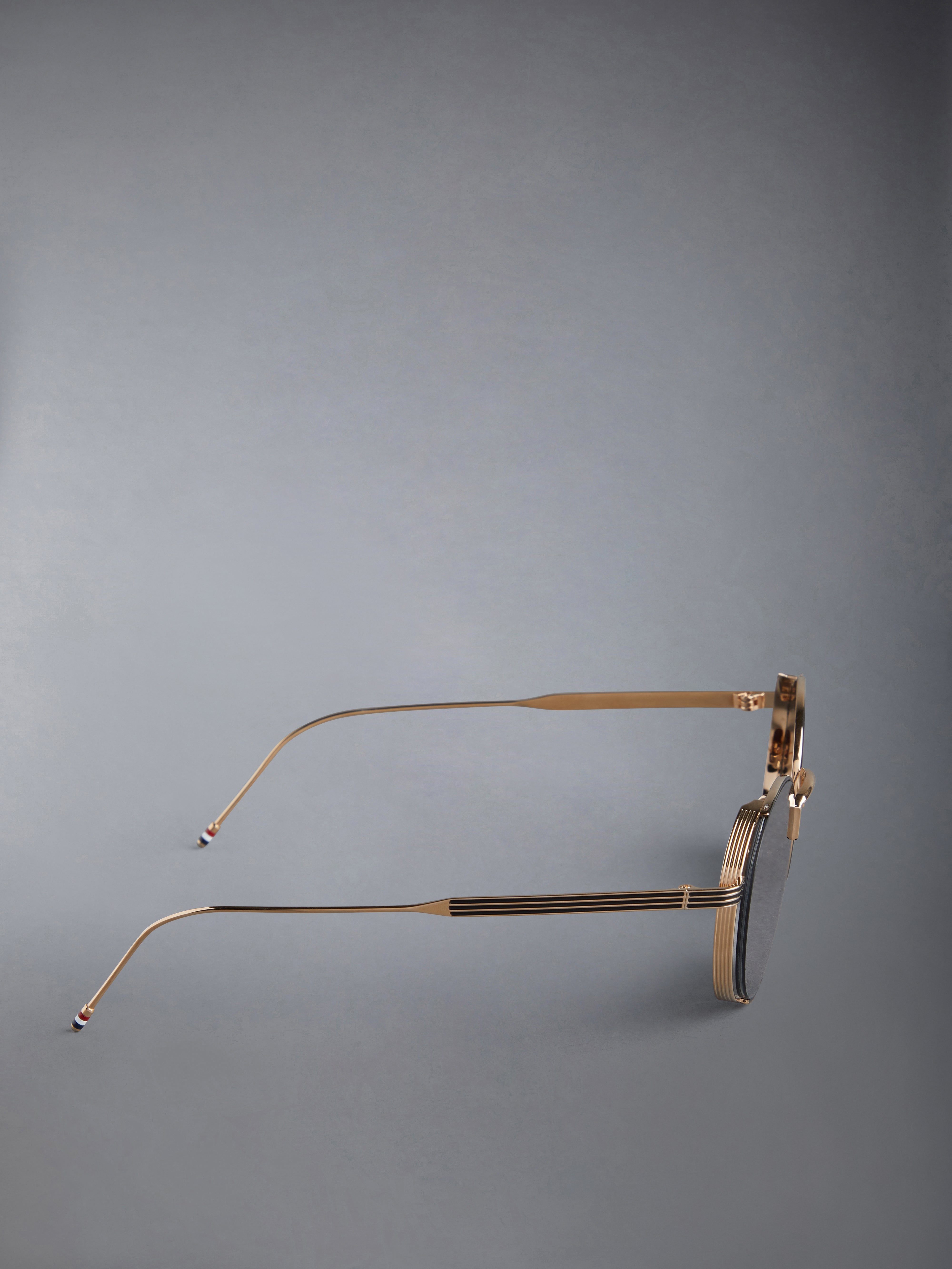 TITANIUM ROUND SUNGLASSES - 4