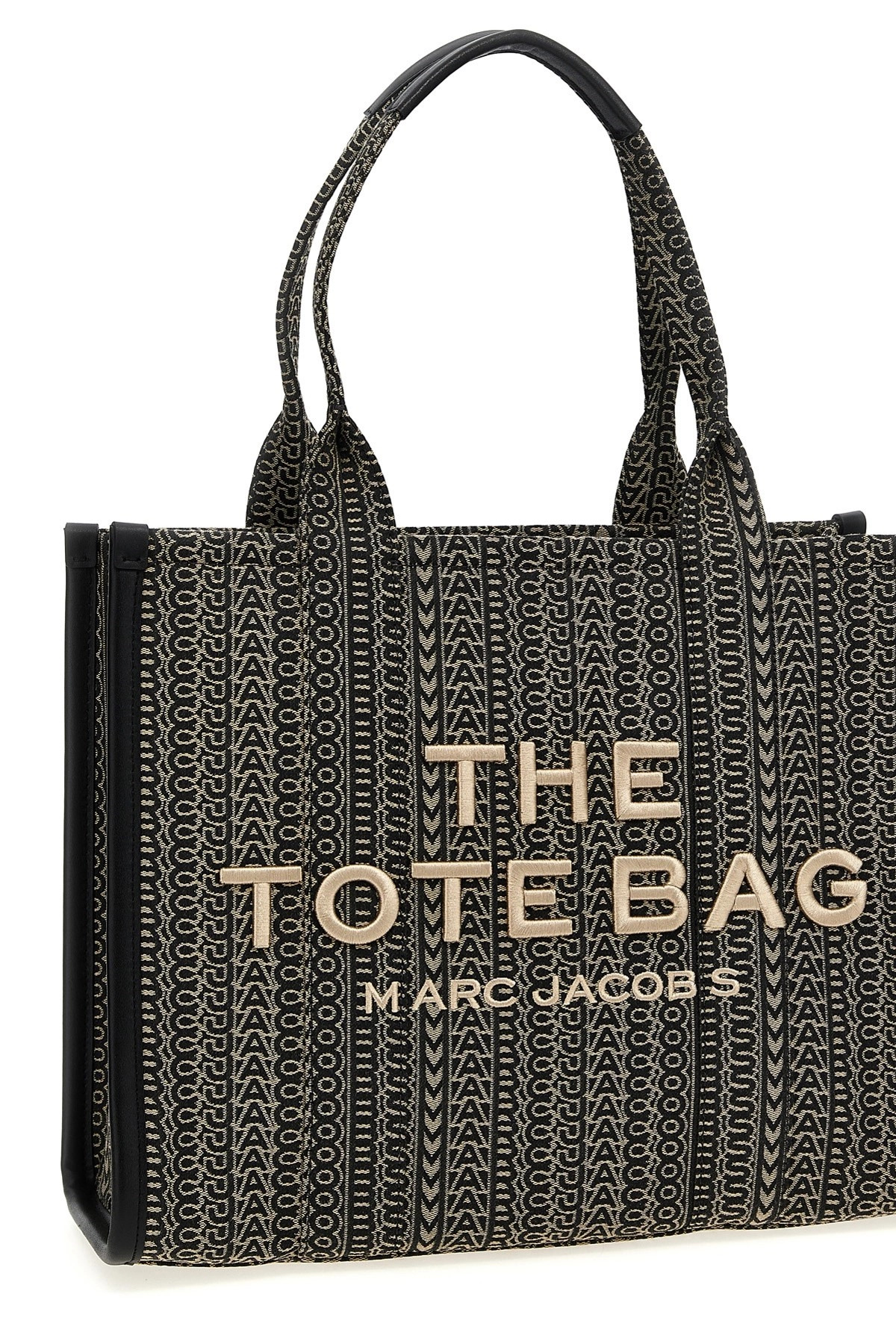 'The Monogram Jacquard Large Tote' shopping bag - 4