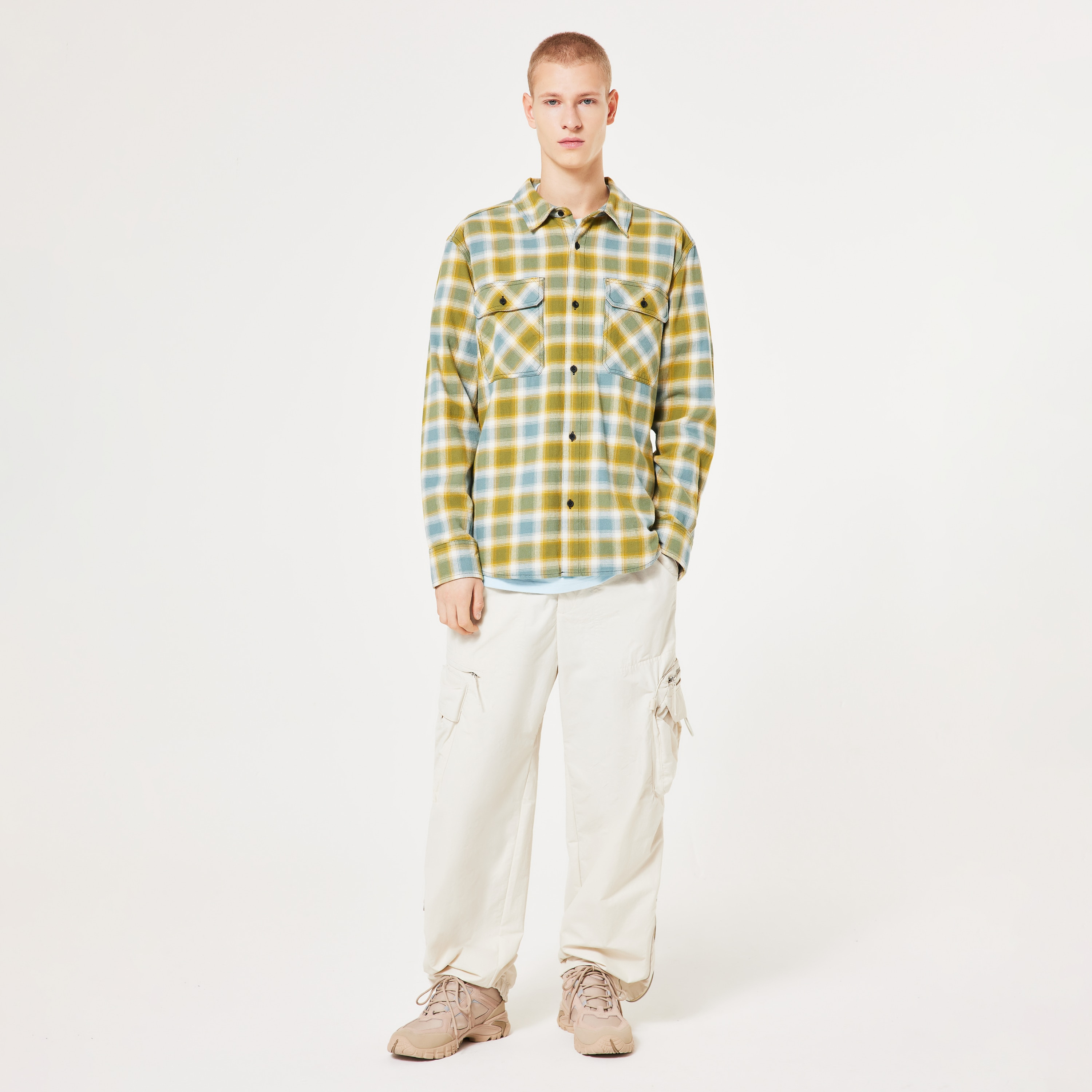 90s Plaid LS Shirt - 3