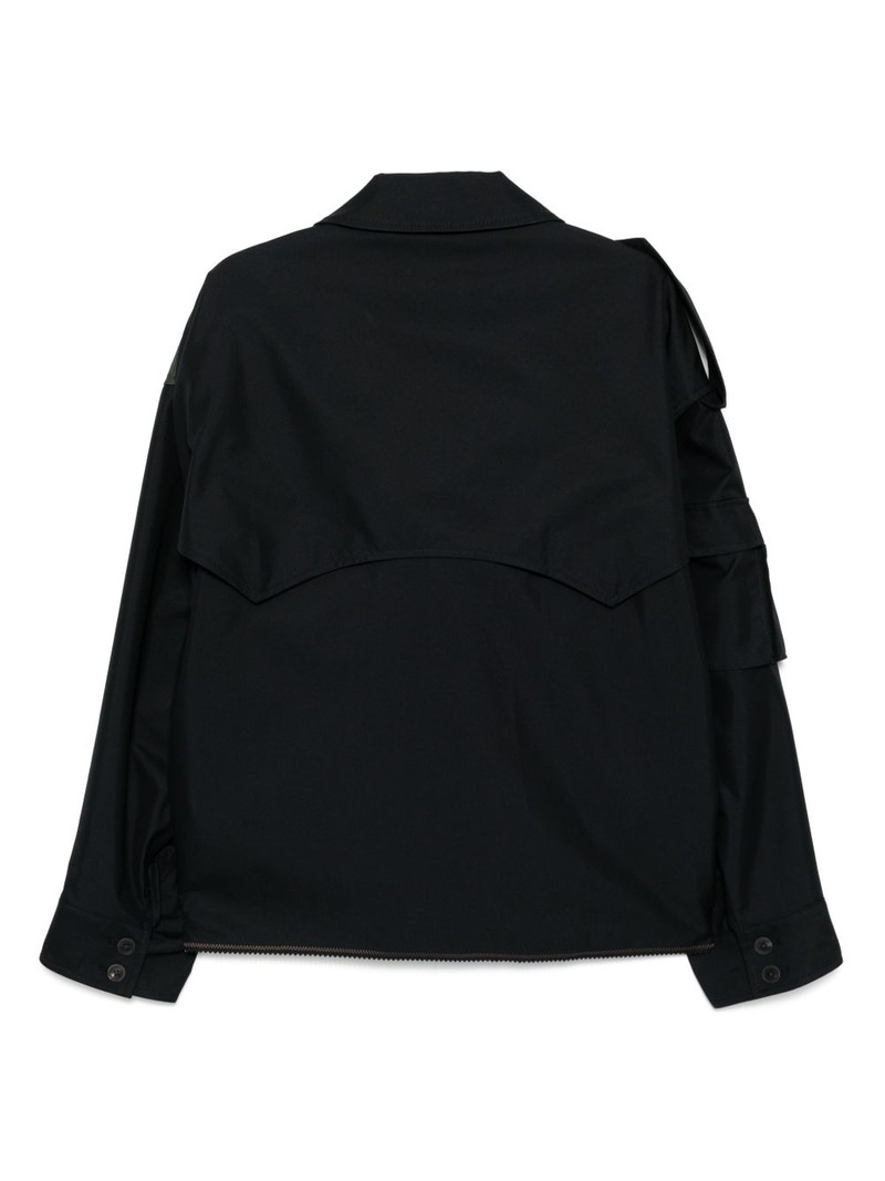 Kolor zip-up shirt jacket outlook