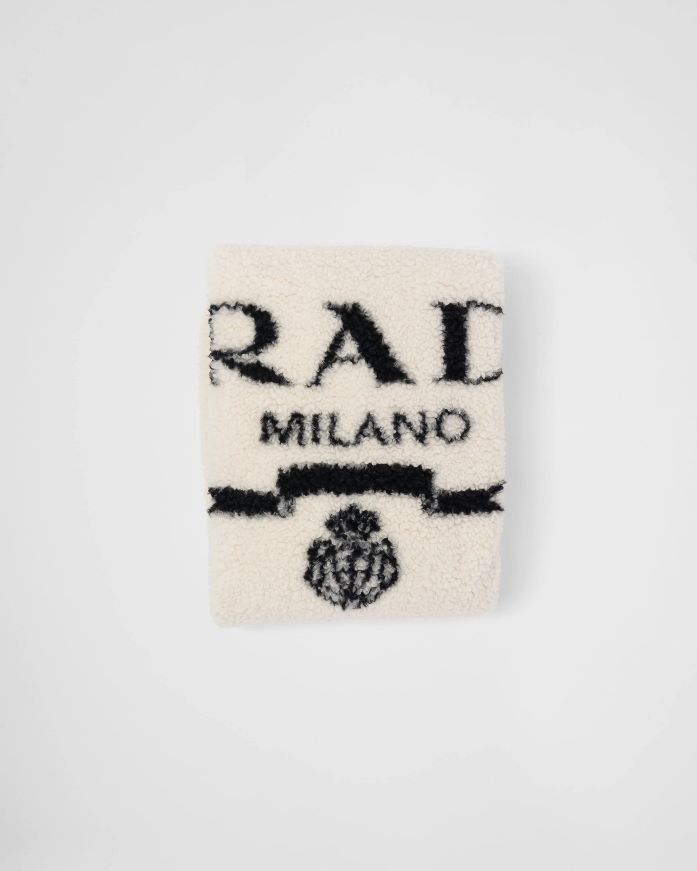 Fur-effect cashmere and wool throw - 1