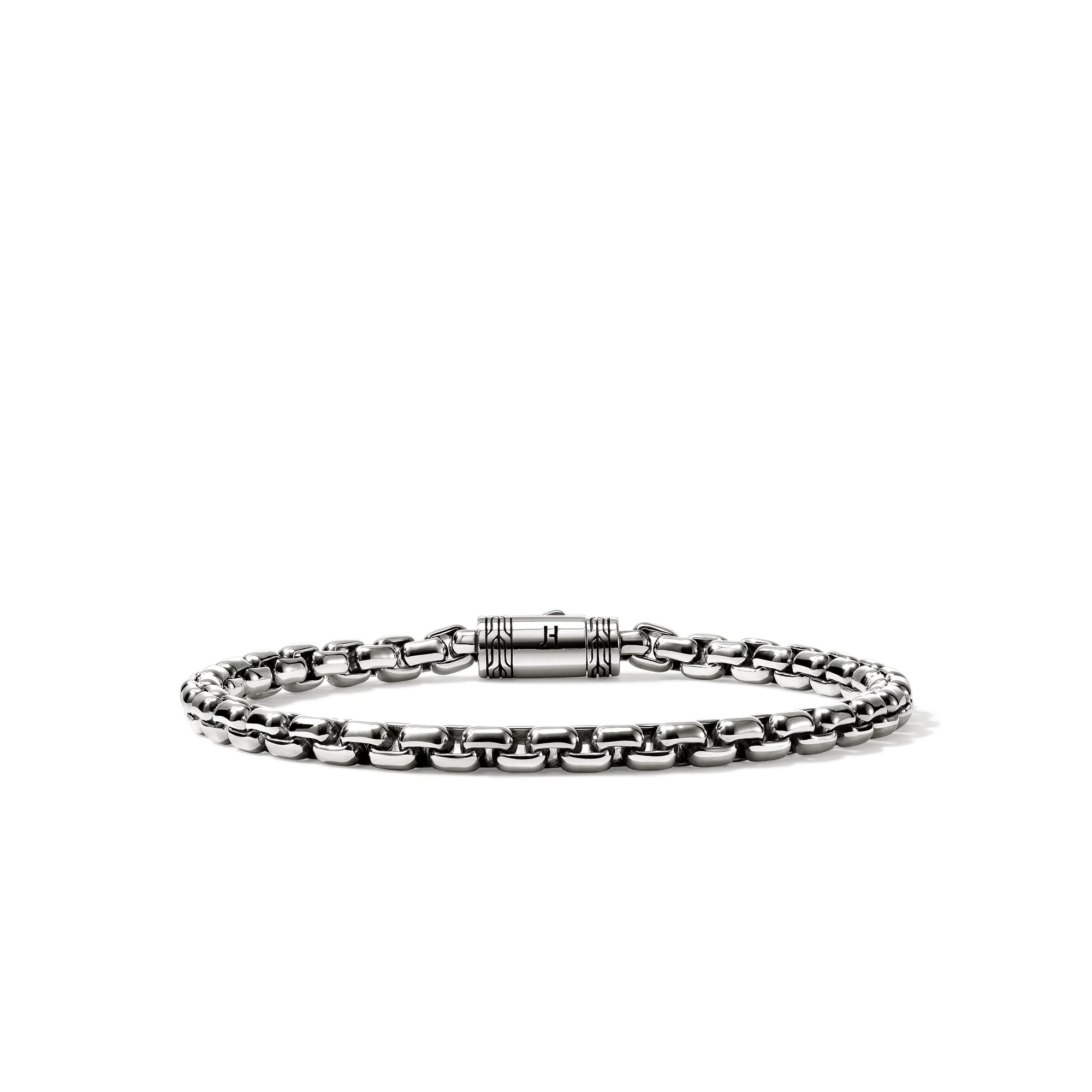 Box Chain Bracelet, Sterling Silver, 4.8MM - 1