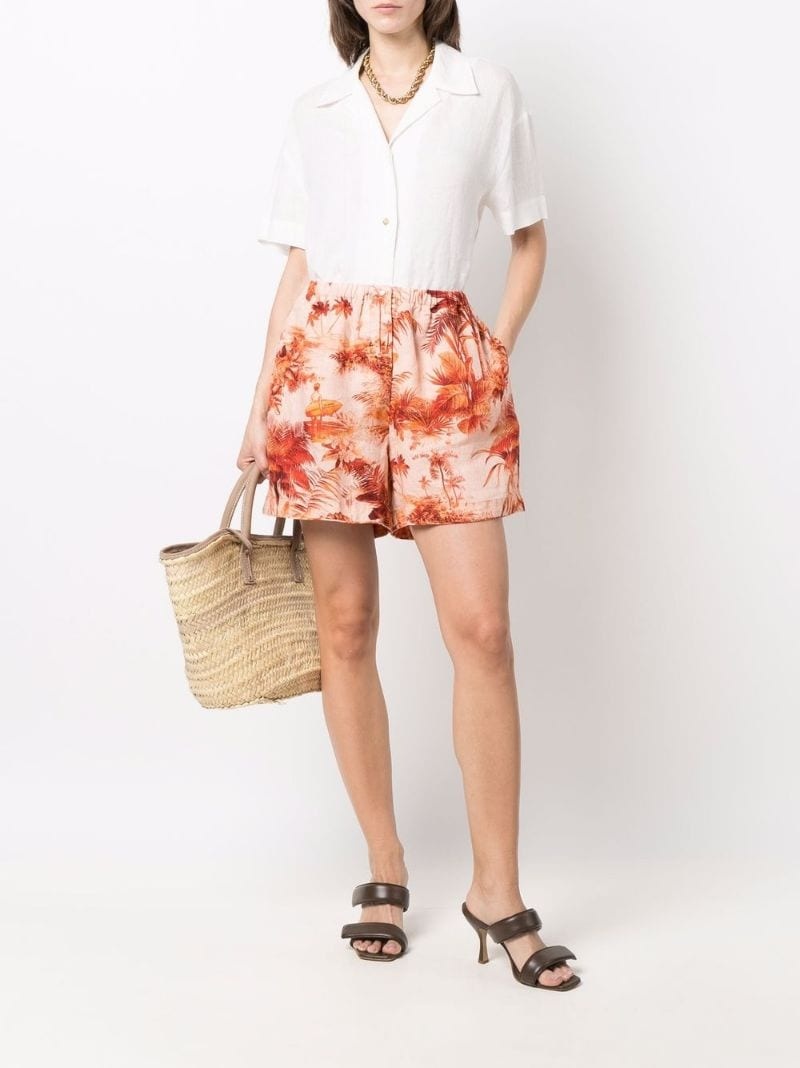 Hoo'okipa Toile De Jouy shorts - 2