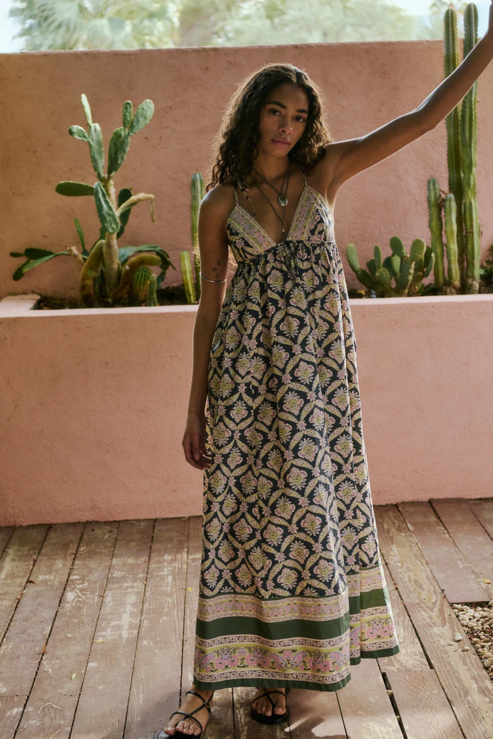 Sorrento Stroll Printed Maxi Dress - 1