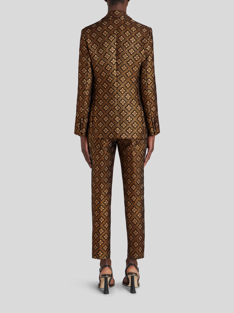 JACQUARD JACKET WITH MEDALLIONS - 4