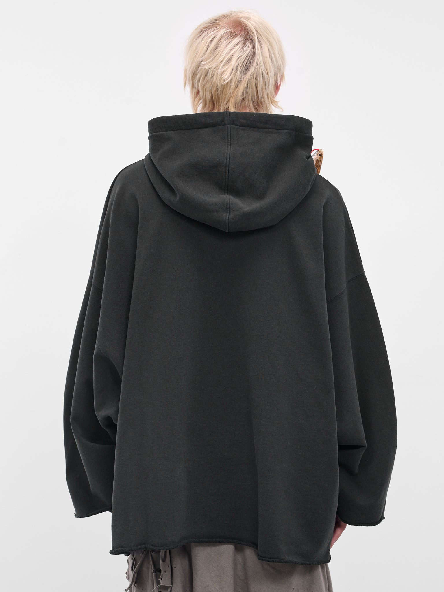 Black Pet Snake Graphic Hoodie - 3