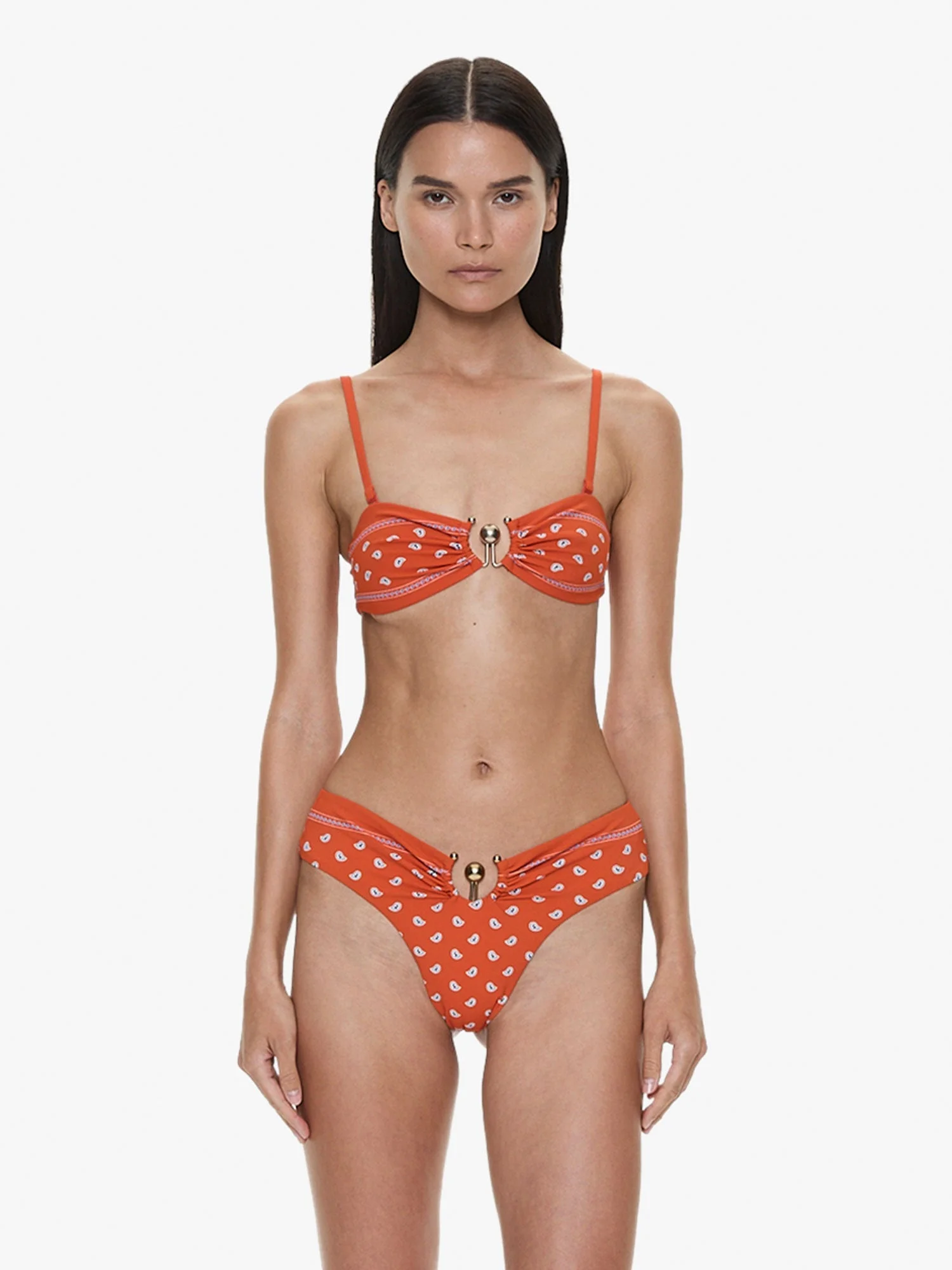 Bandana Ruched Orbit Bandeau - 1