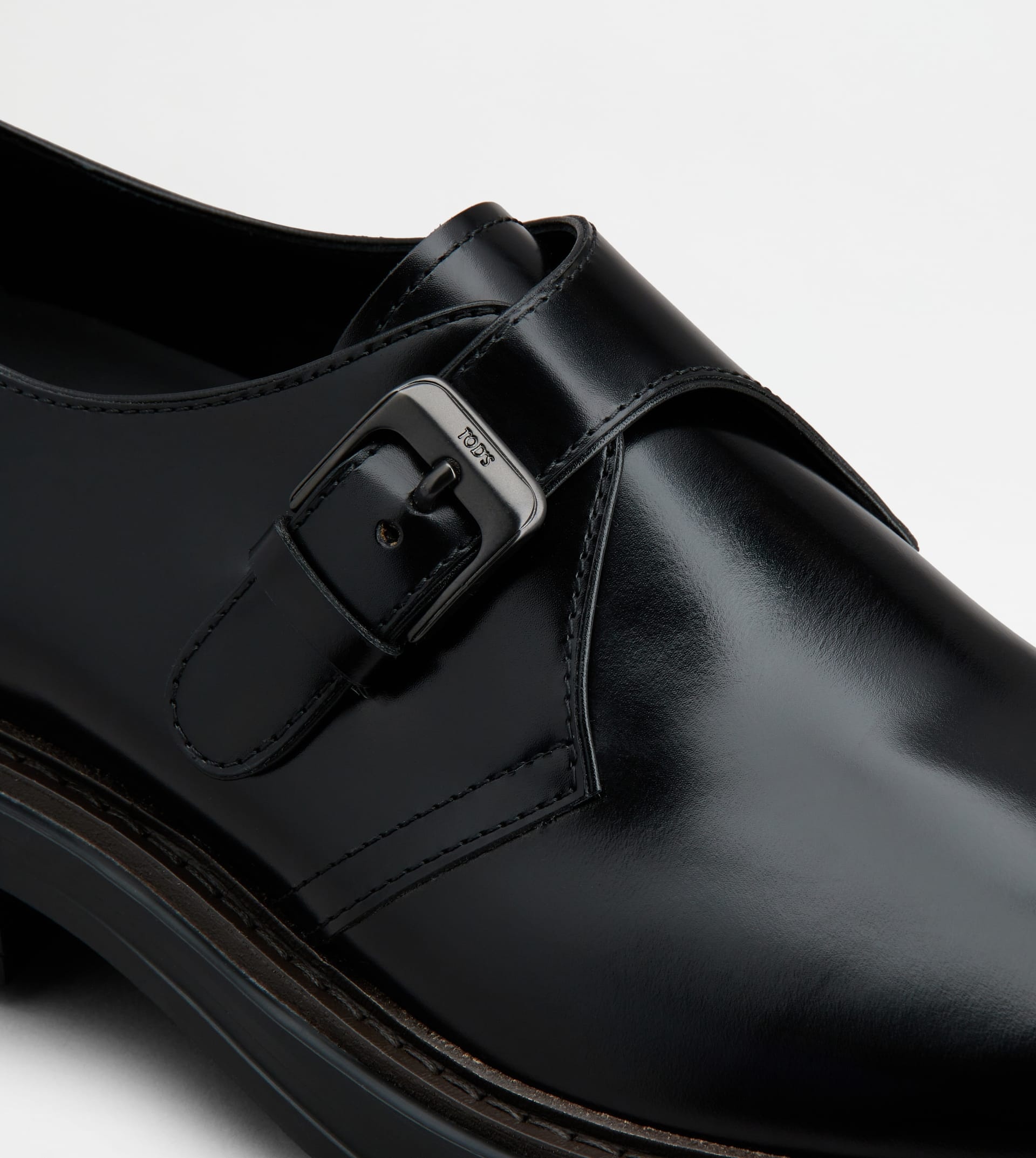 MONKSTRAPS IN LEATHER - BLACK - 6