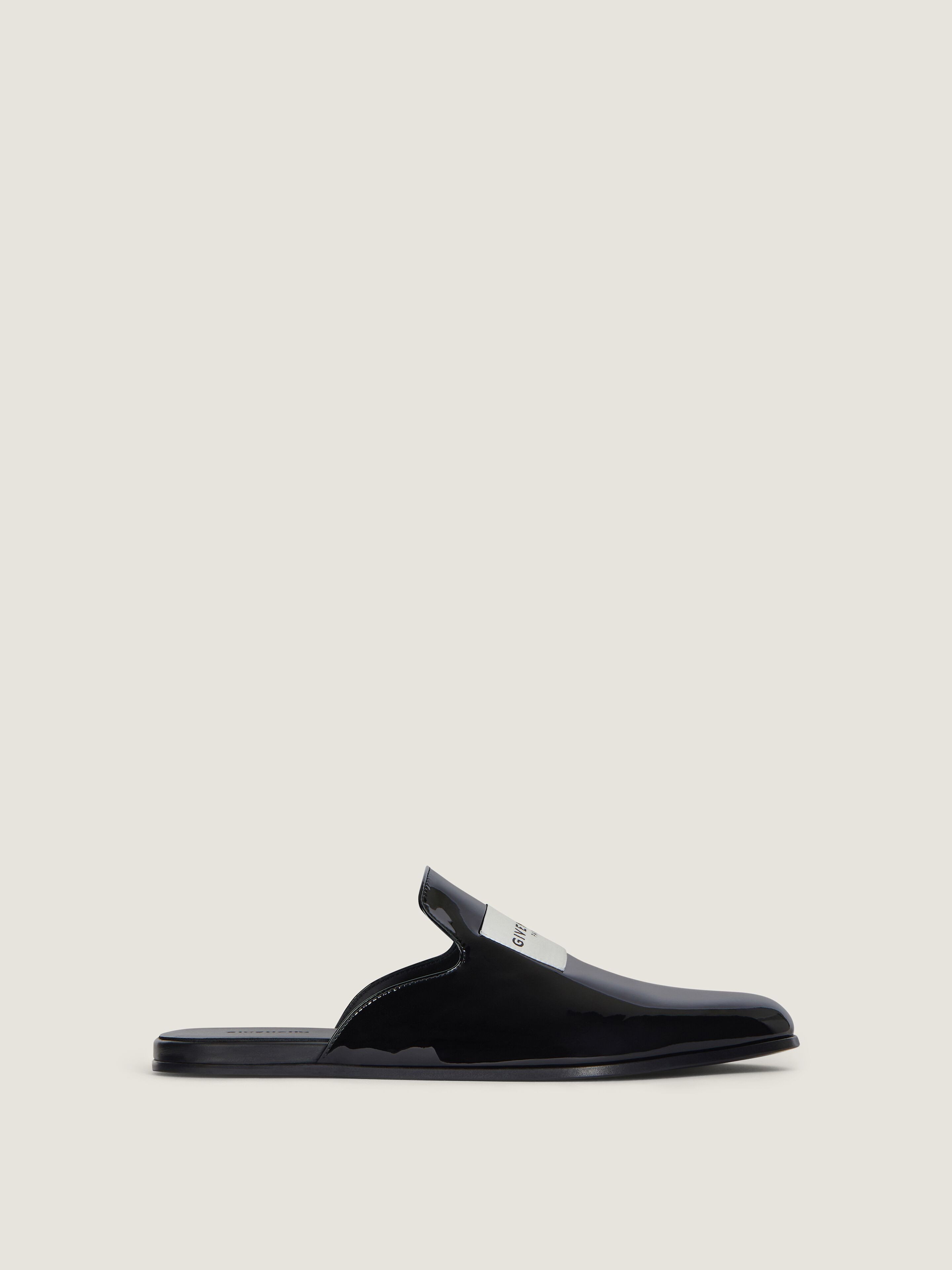 LABEL FLAT MULES IN PATENT LEATHER - 2