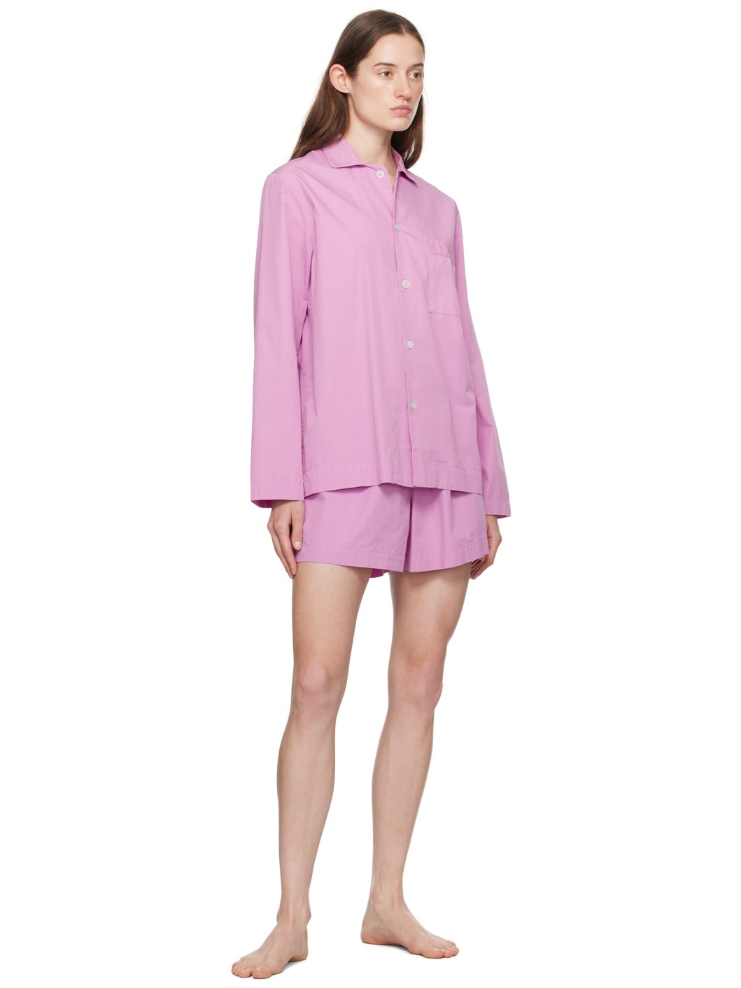 Purple Long Sleeve Pyjama Shirt - 4