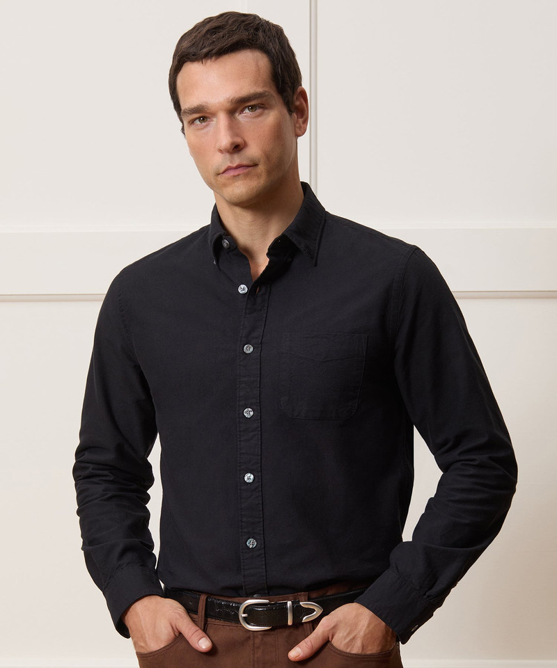 TODD SNYDER Japanese Selvedge Oxford Button-Down Collar Shirt outlook