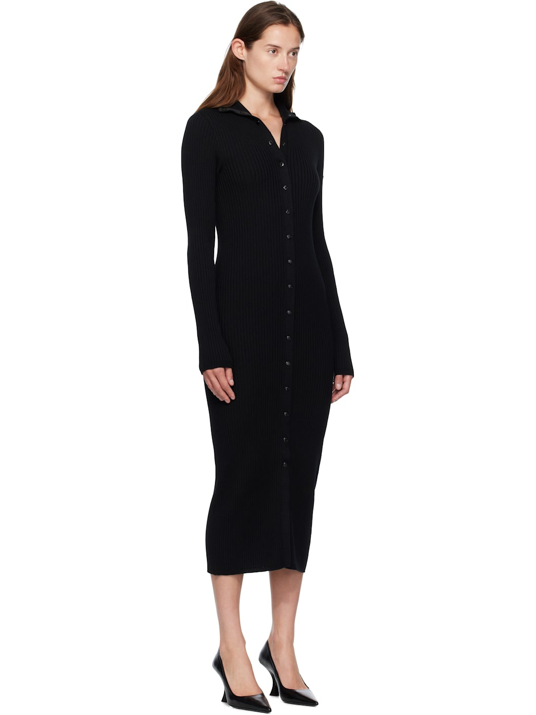 Moncler x EE72 Black Abito Maxi Dress - 2