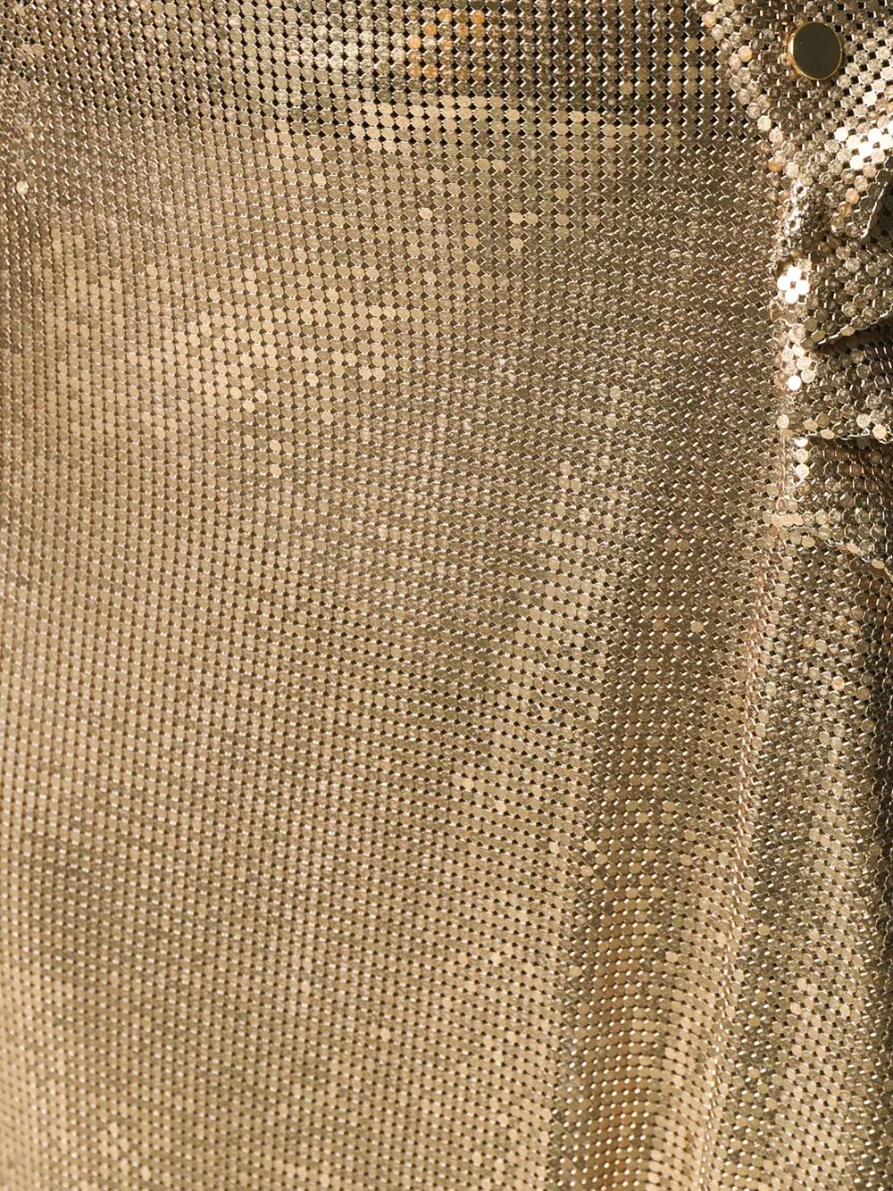 metallic ruched skirt - 5