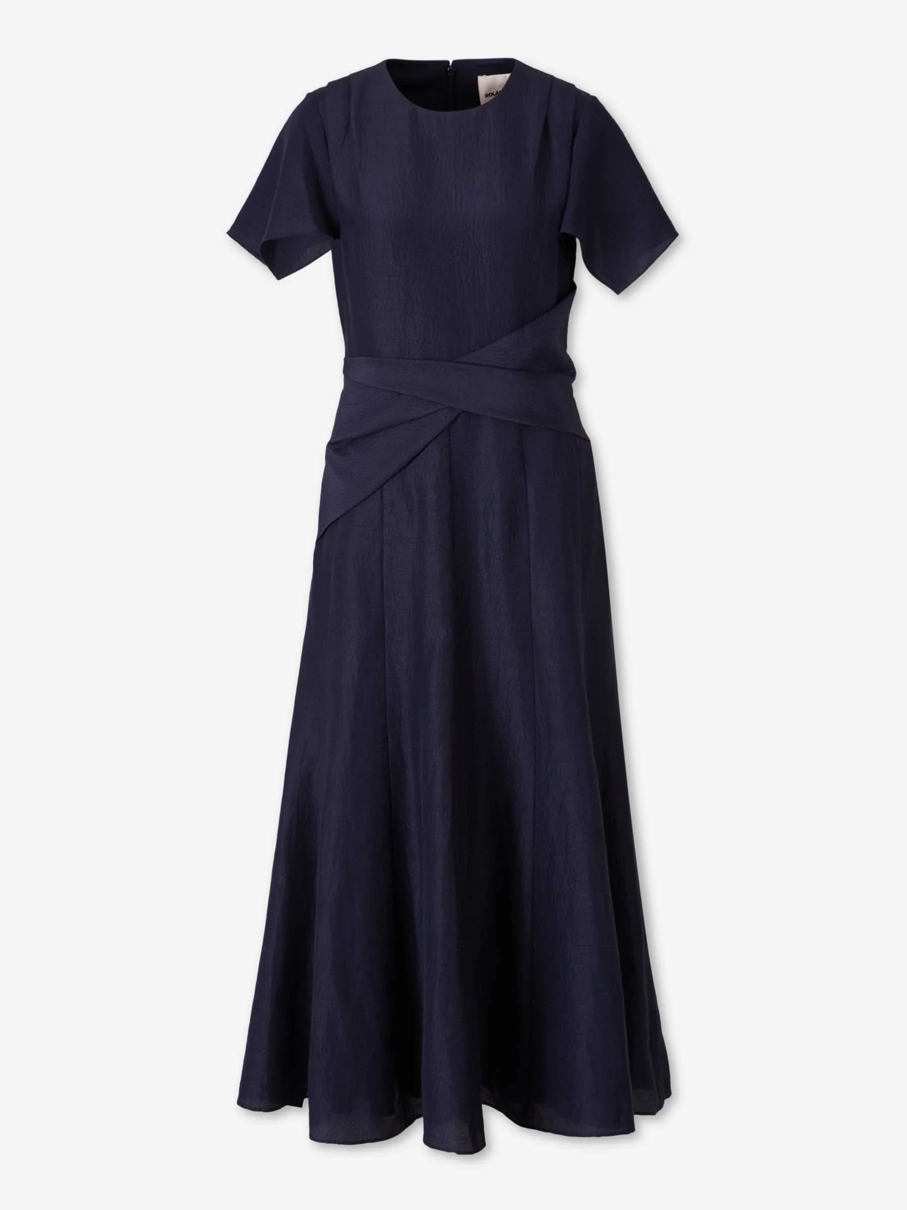 DRAPED MIDI DRESS - 1