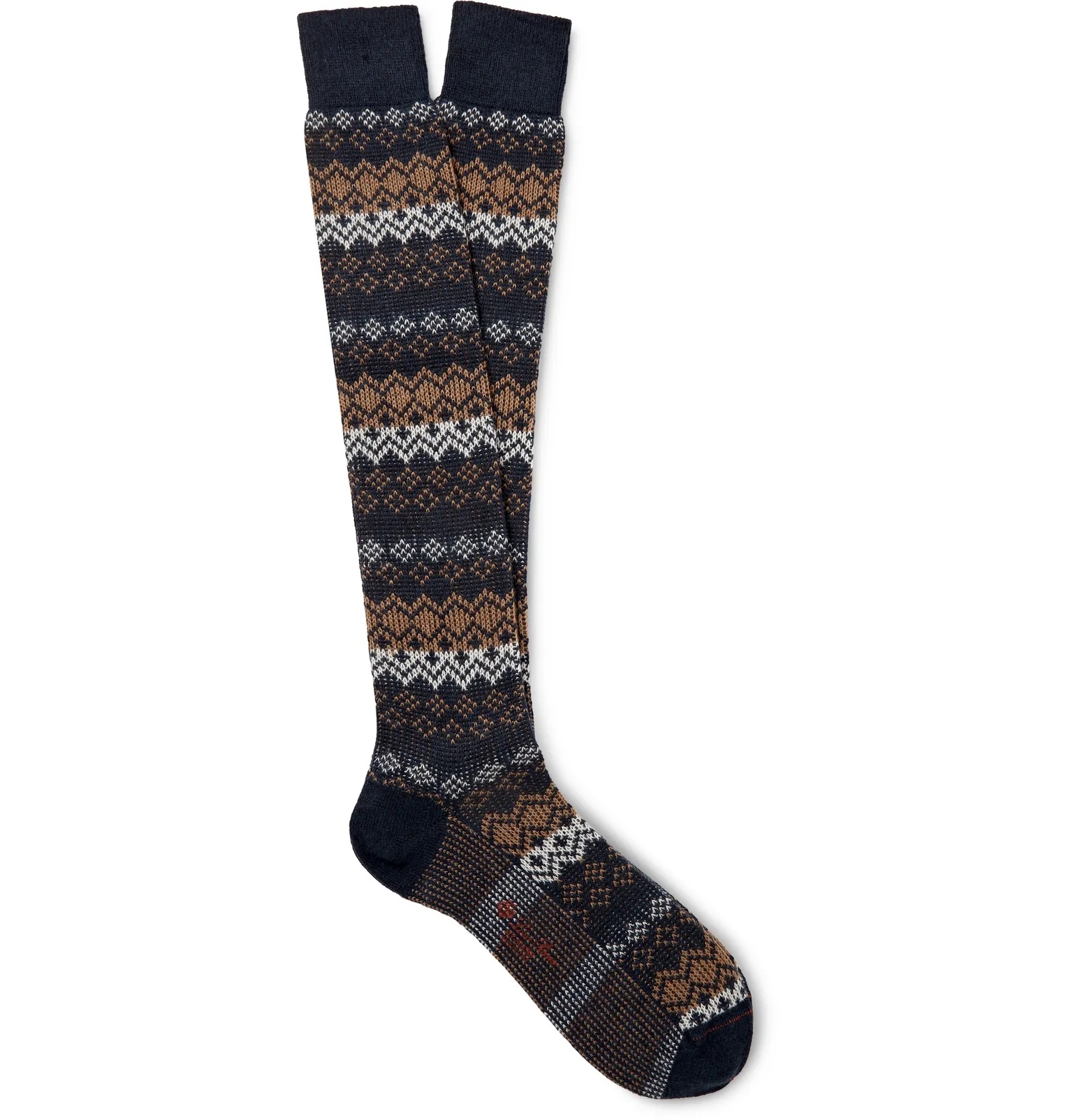 Cashmere-Blend Jacquard Socks - 3